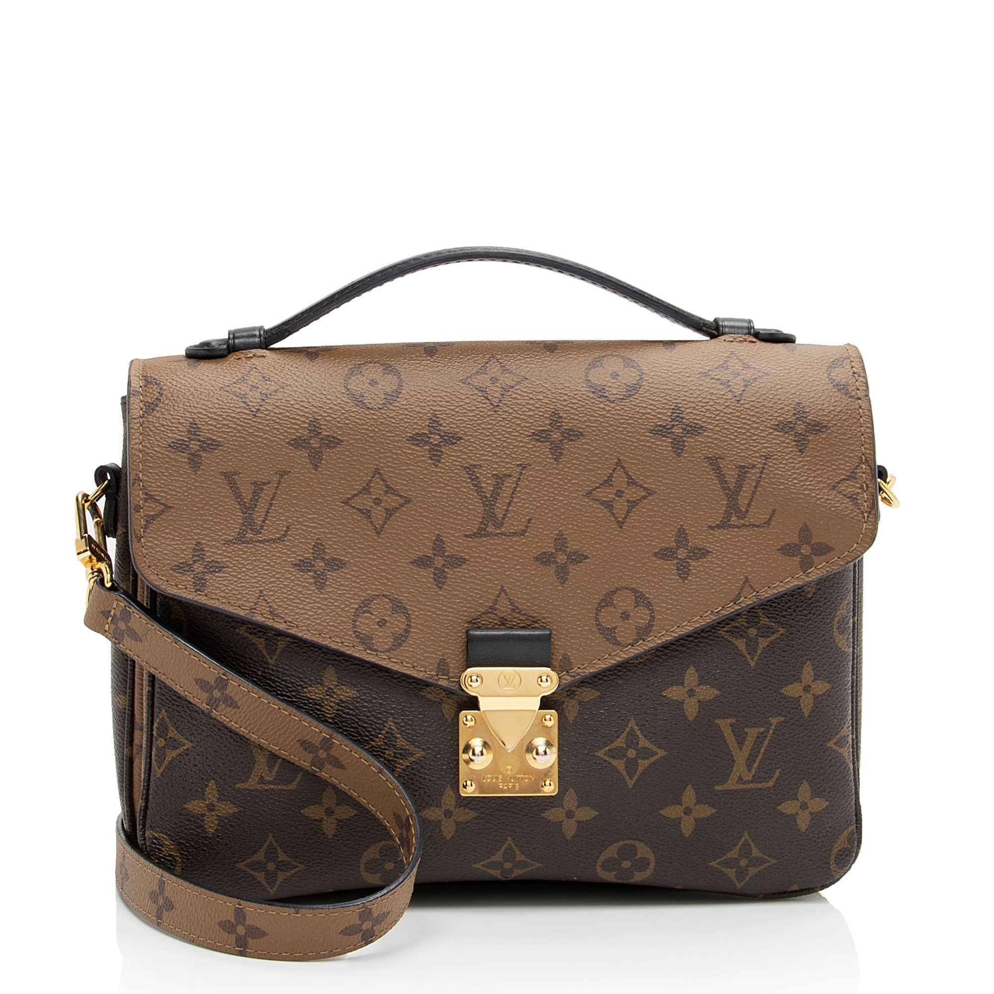 Louis Vuitton Reverse Monogram Pochette Metis Shoulder Bag (SHF-F3L3HO)
