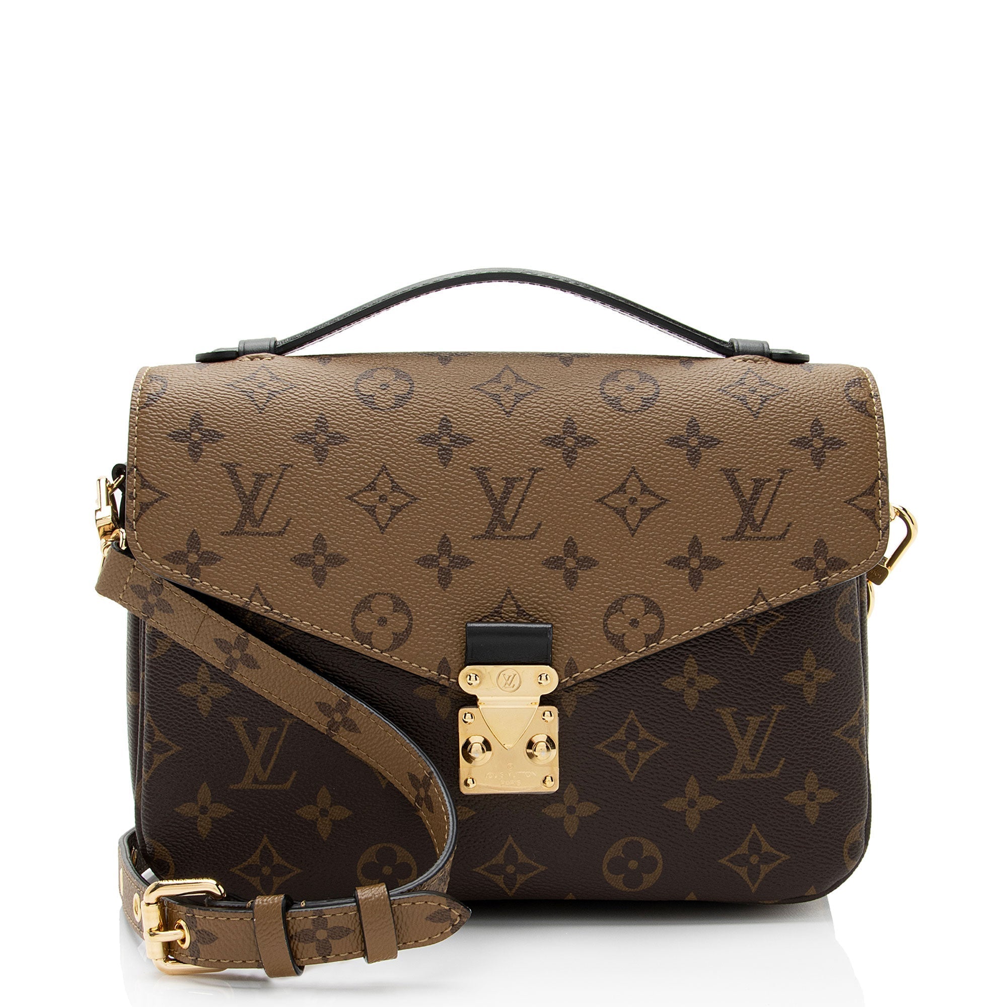 Louis Vuitton Reverse Monogram Pochette Metis Shoulder Bag (SHF-A1HMov)