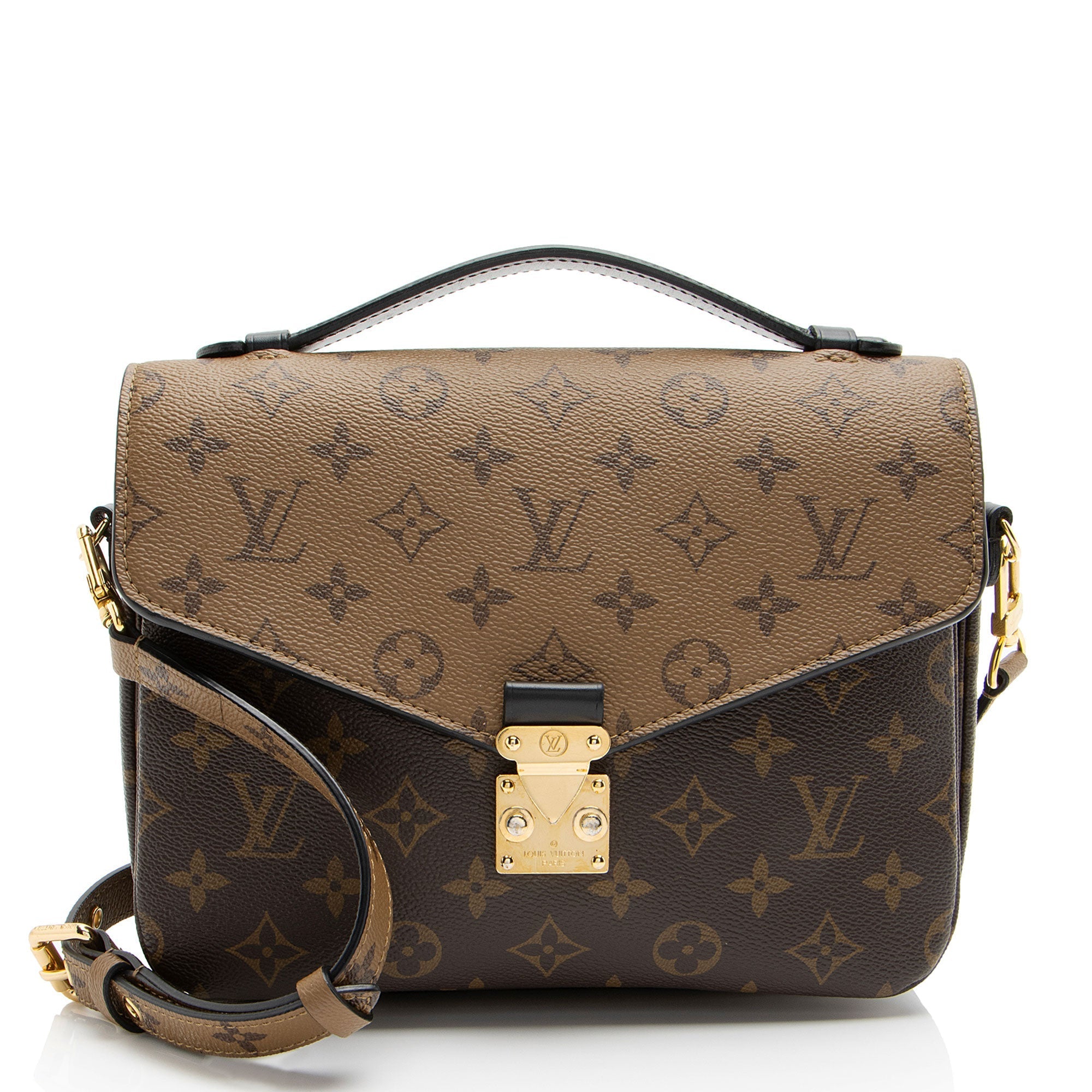 Louis Vuitton Reverse Monogram Pochette Metis Shoulder Bag (SHF-QRerUA)