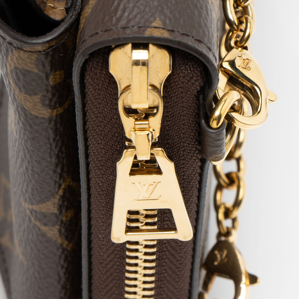 Louis Vuitton Reverse Monogram Pochette Trunk Vertical Shoulder Bag