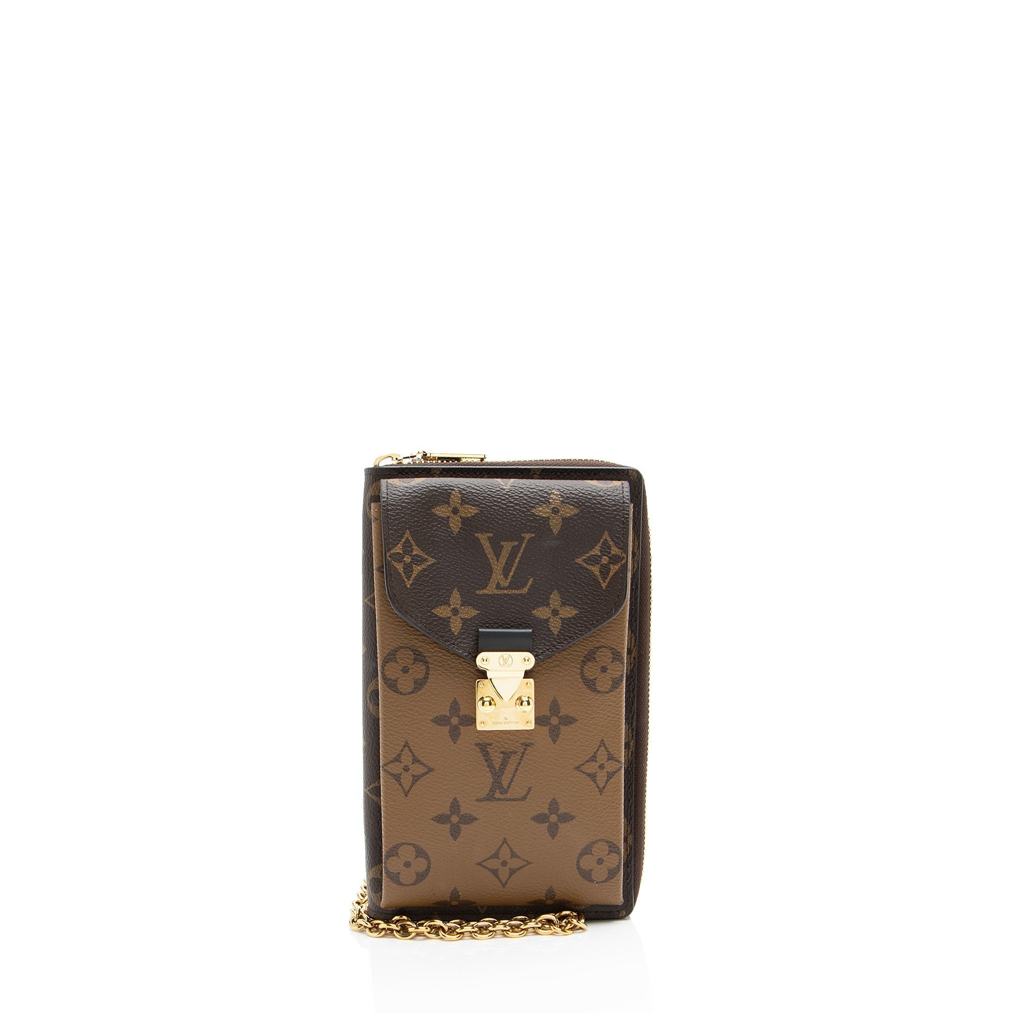 Louis Vuitton Reverse Monogram Pochette Trunk Vertical Shoulder Bag