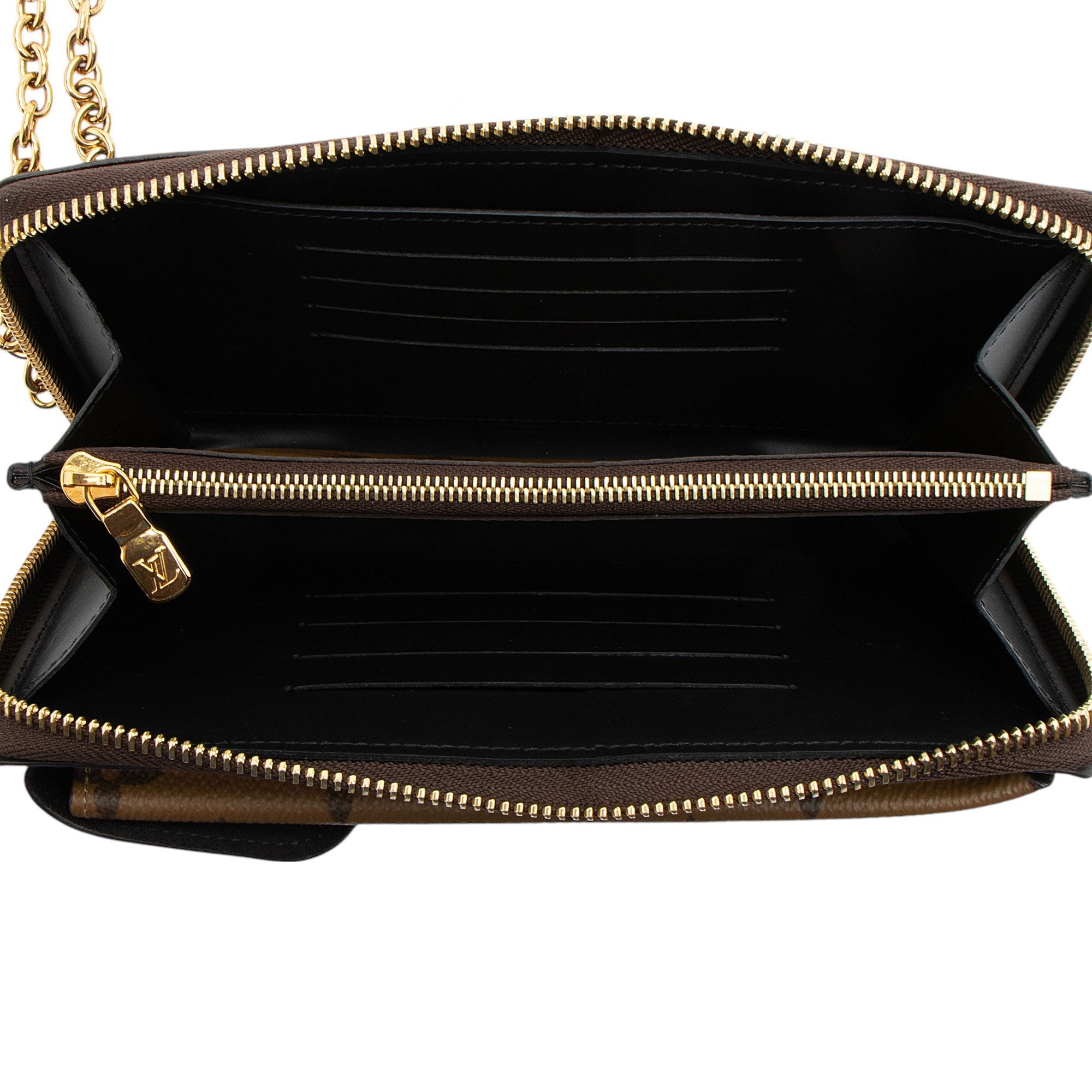 Louis Vuitton Reverse Monogram Pochette Trunk Vertical Shoulder Bag