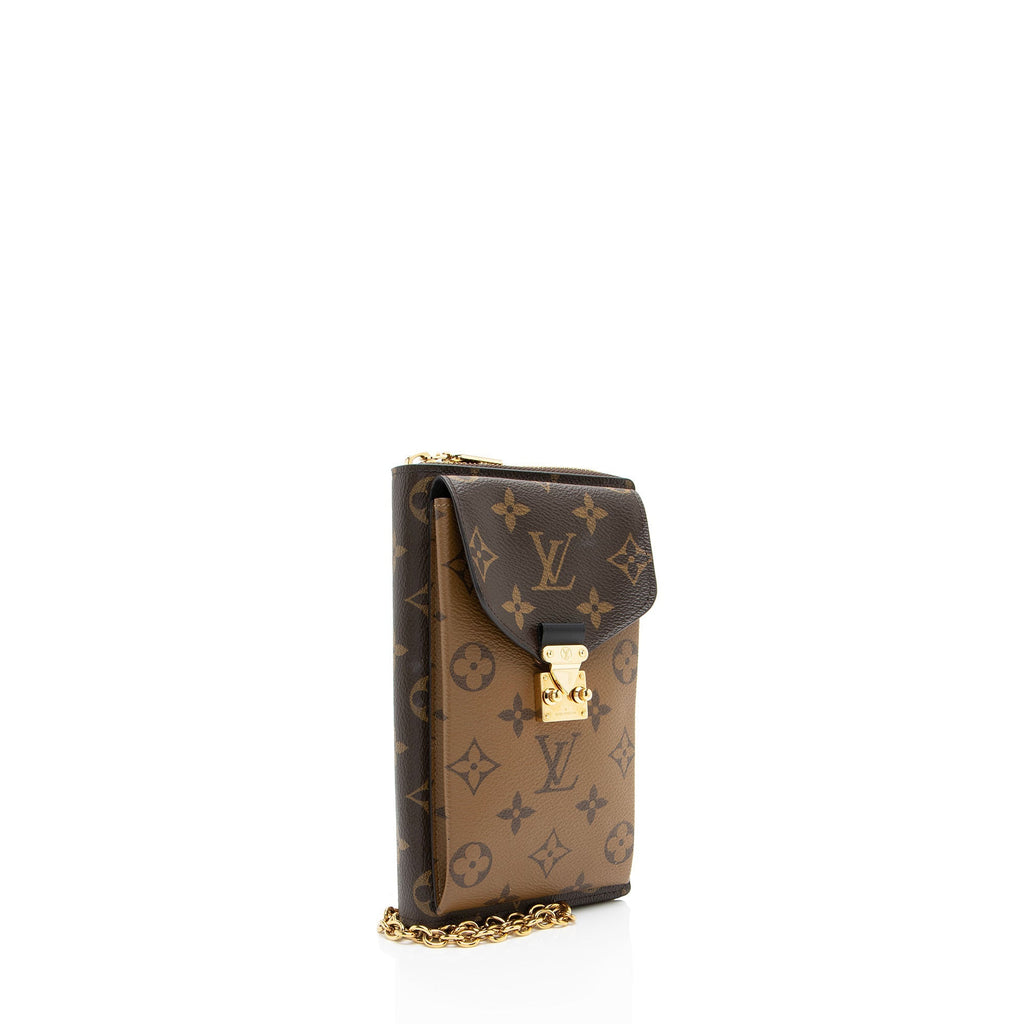Louis Vuitton Reverse Monogram Pochette Trunk Vertical Shoulder Bag