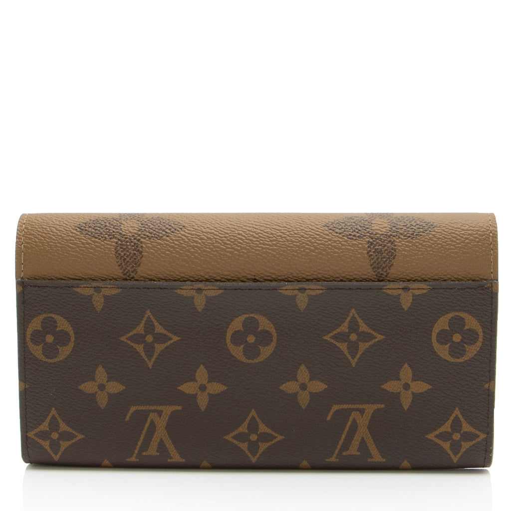 Louis Vuitton Reverse Monogram Sarah Wallet (SHF-bwfRff)