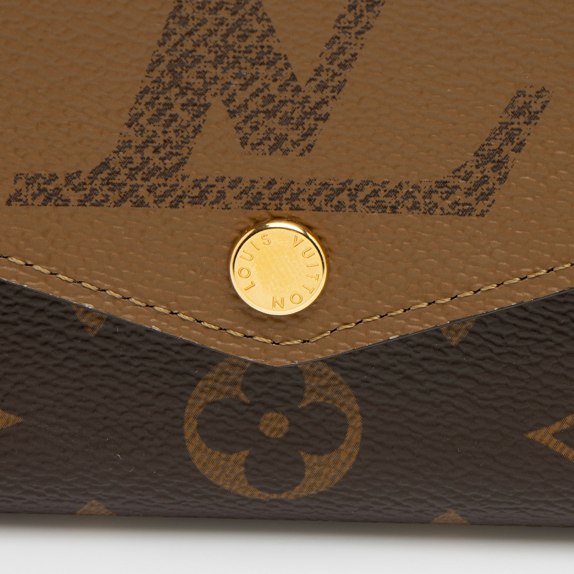 Louis Vuitton Reverse Monogram Sarah Wallet (SHF-bwfRff)