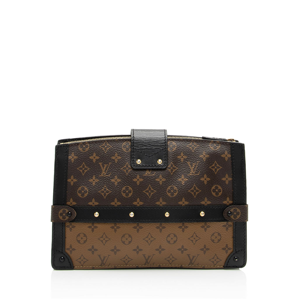 Louis Vuitton Reverse Monogram Trunk Clutch (SHF-sTBUNH)
