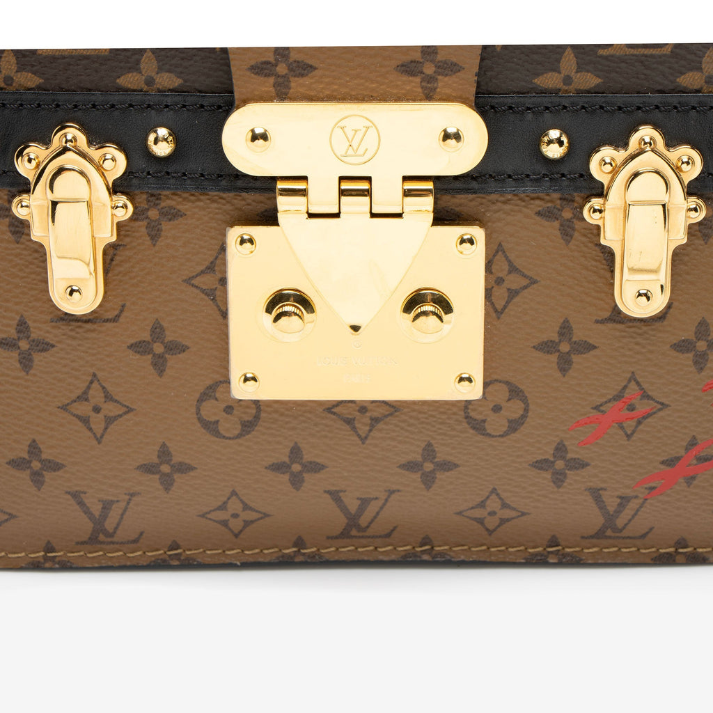 Louis Vuitton Reverse Monogram Trunk Clutch