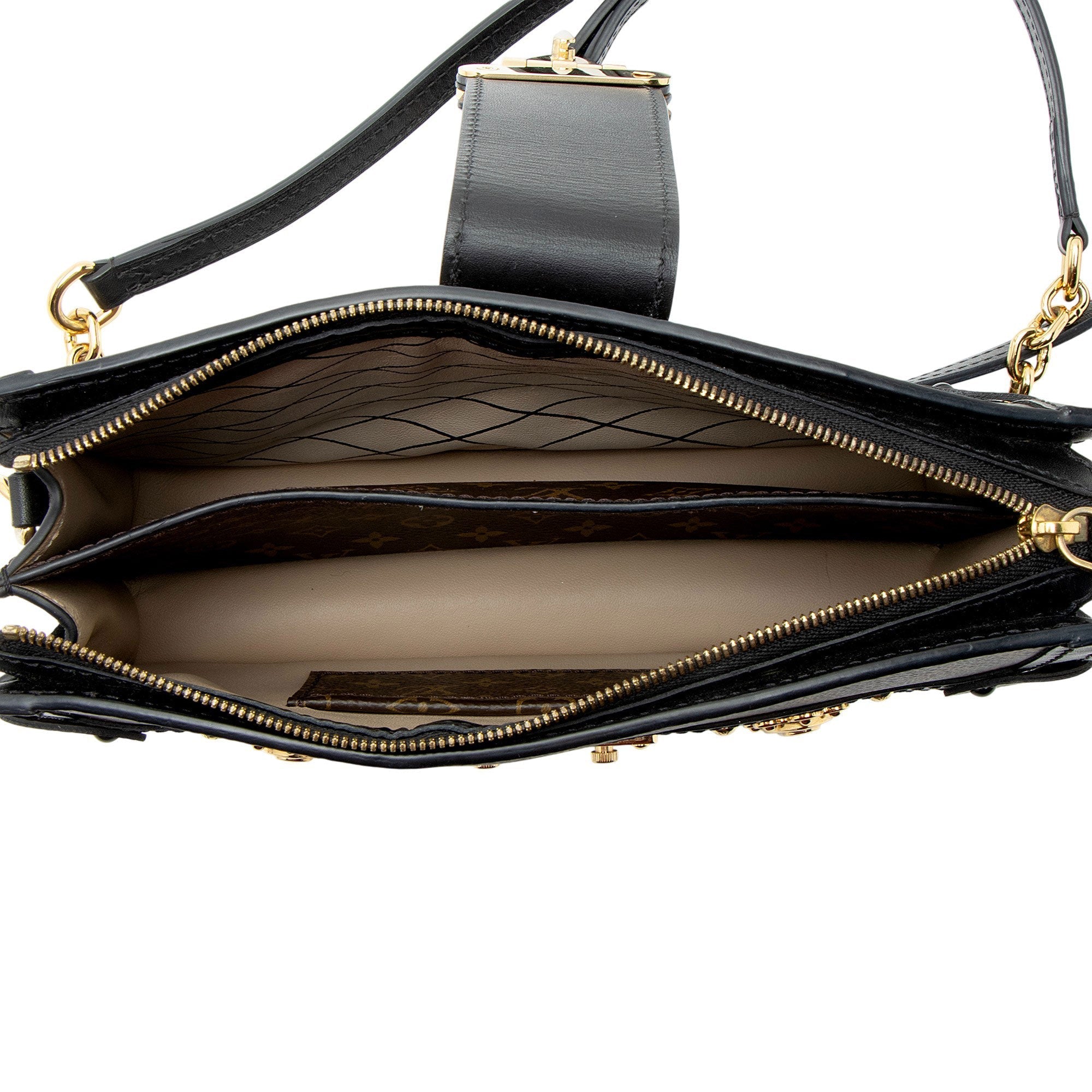 Louis Vuitton Reverse Monogram Trunk Clutch