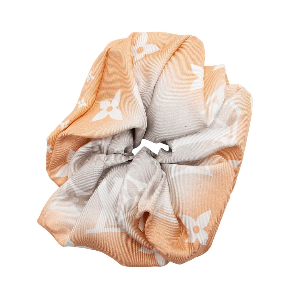 Louis Vuitton Silk Monogram By The Pool Chouchou Scrunchie