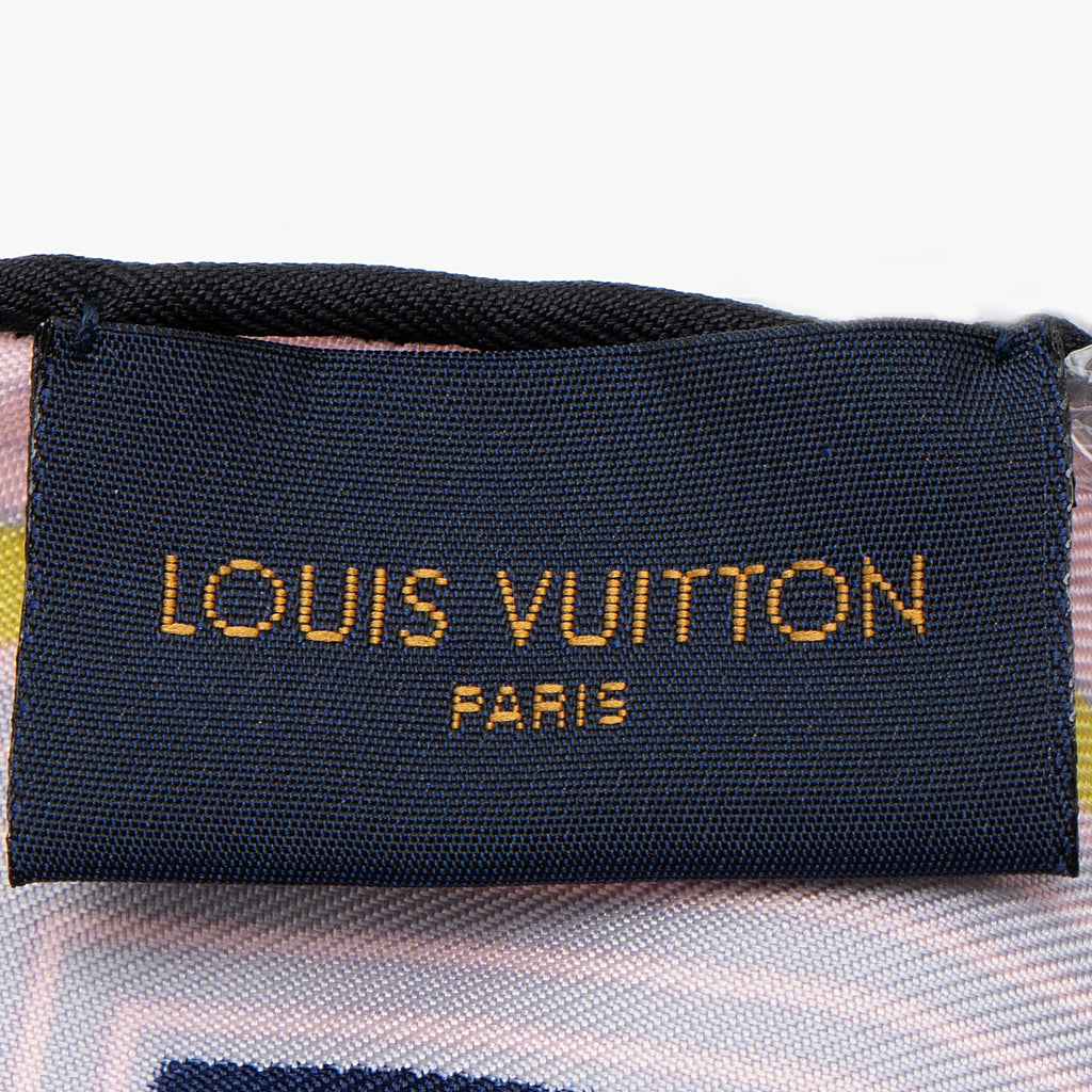 Louis Vuitton Silk Monogram Game On 90cm Scarf