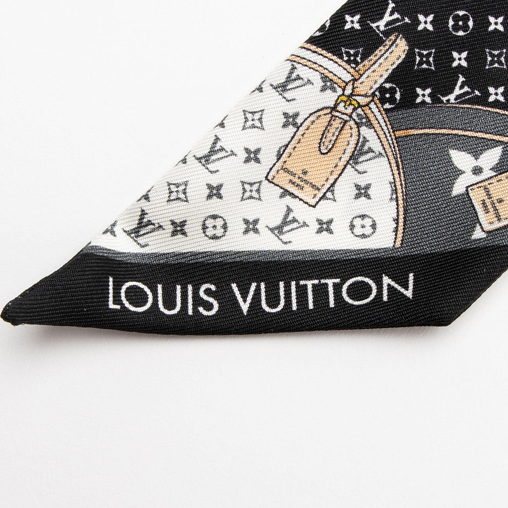 Louis Vuitton Silk Monogram Let's Go BB Bandeau Scarf