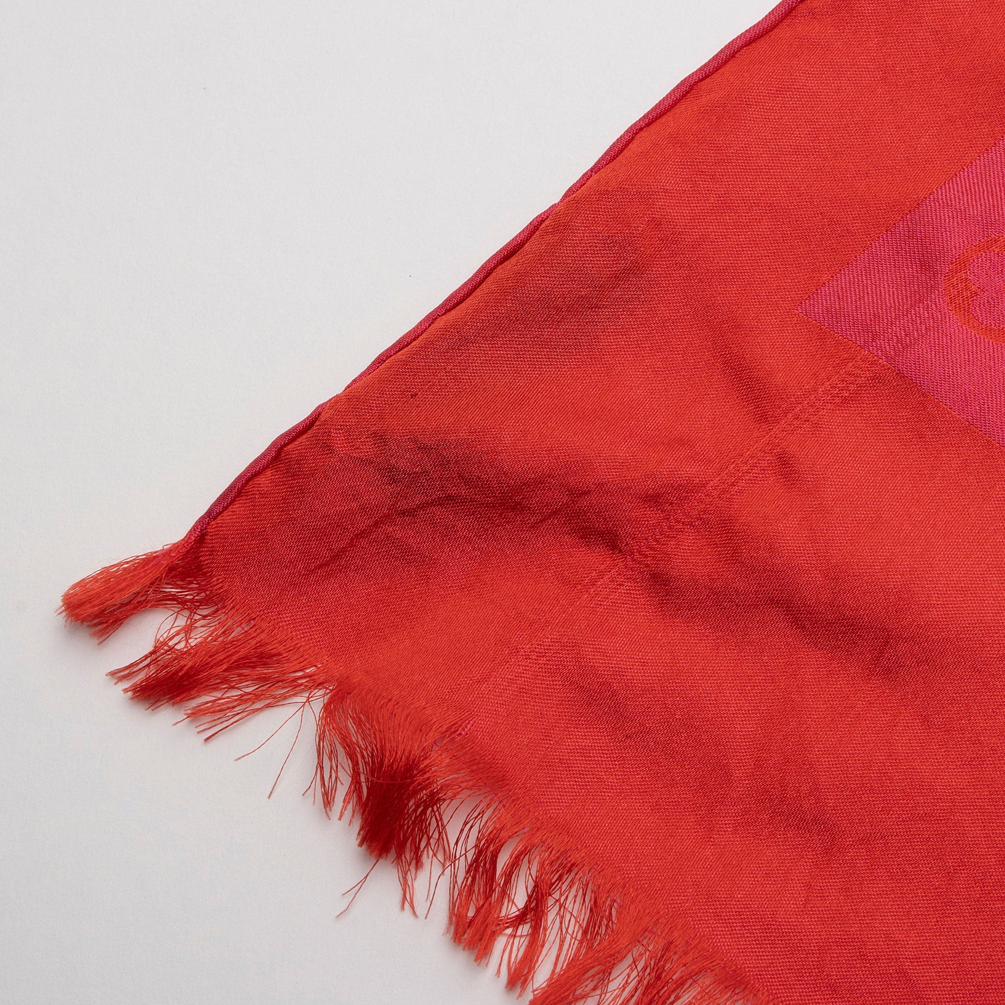 Louis Vuitton Silk Monogram Jacquard Scarf (SHF-yZv5eI)