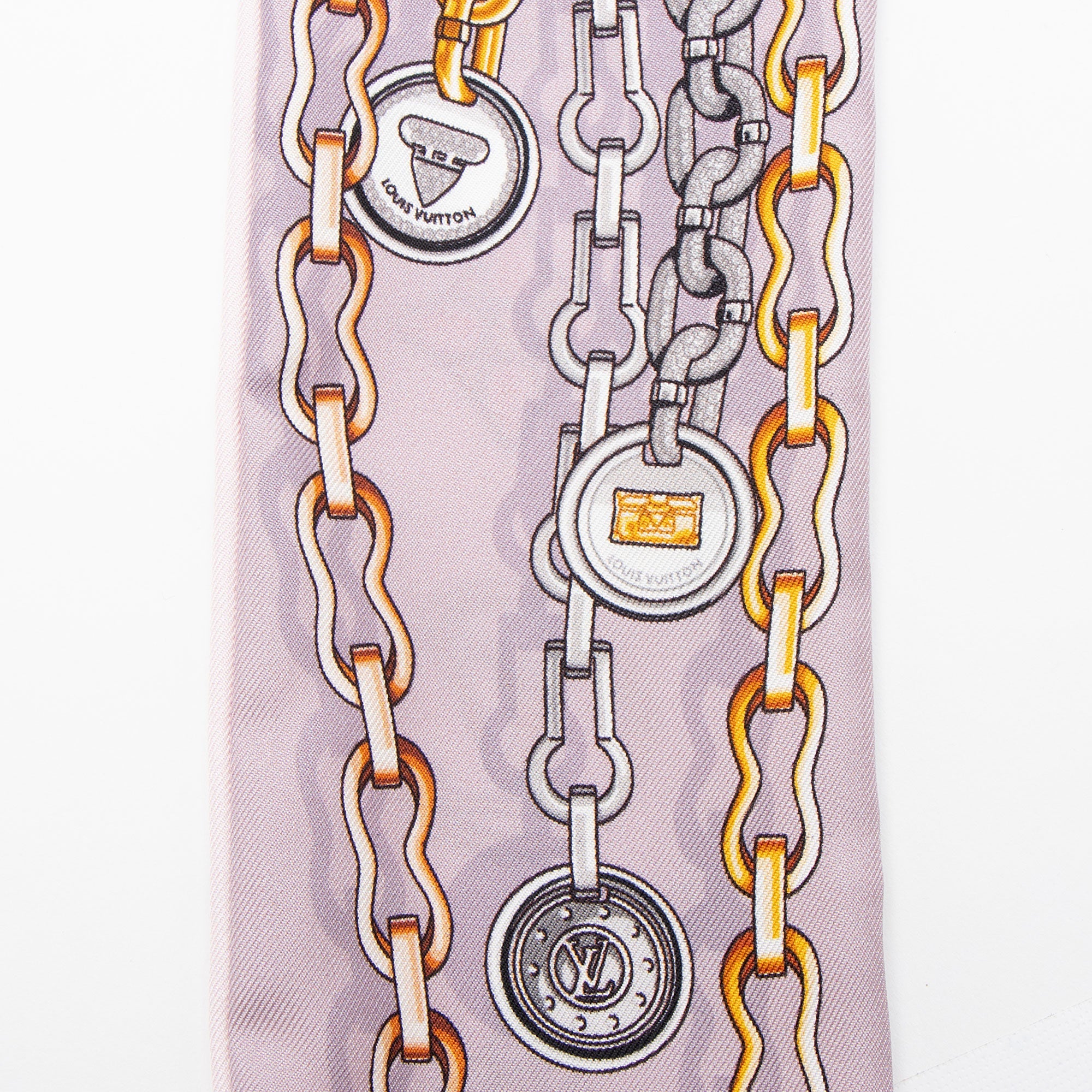 Louis Vuitton  Silk Monogram Vendome Bandeau Scarf
