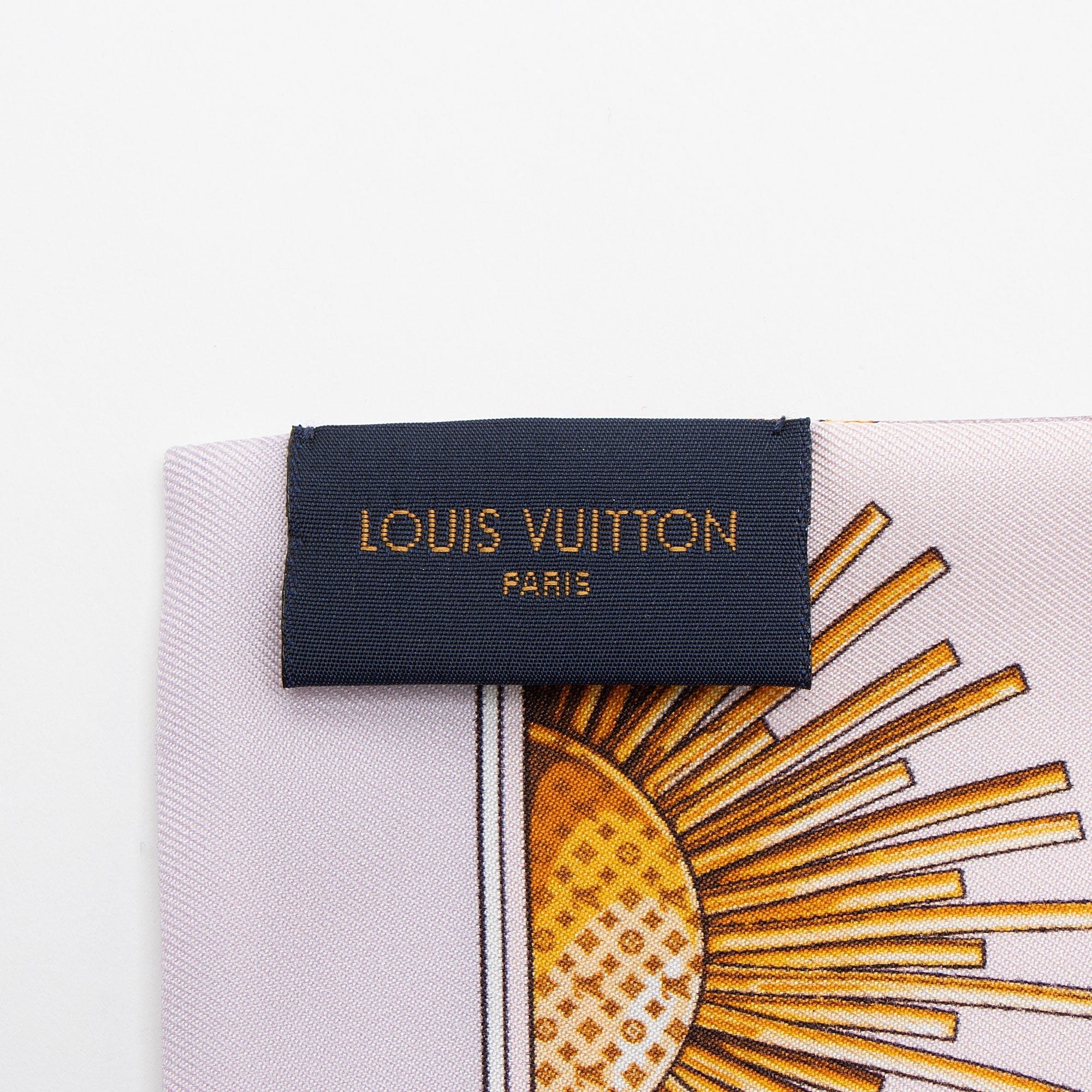 Louis Vuitton  Silk Monogram Vendome Bandeau Scarf