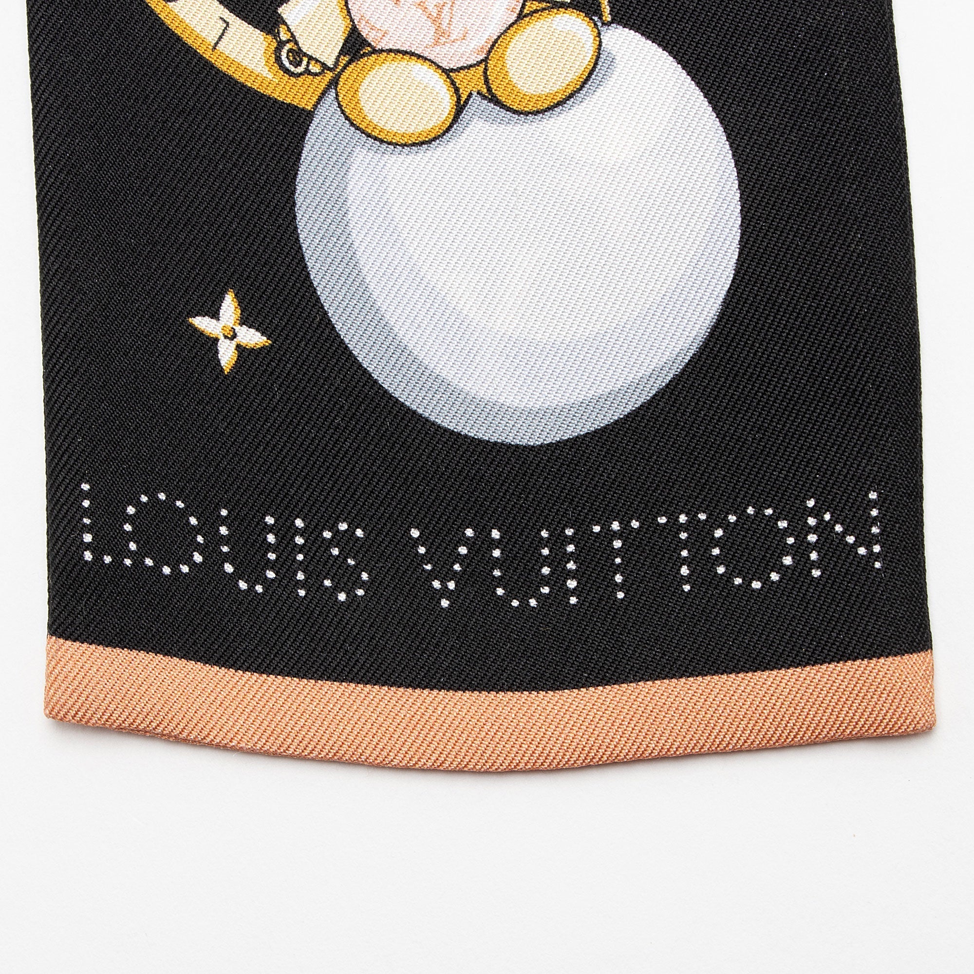 Louis Vuitton Silk Monogram Vivienne and Beyond Bandeau Scarf