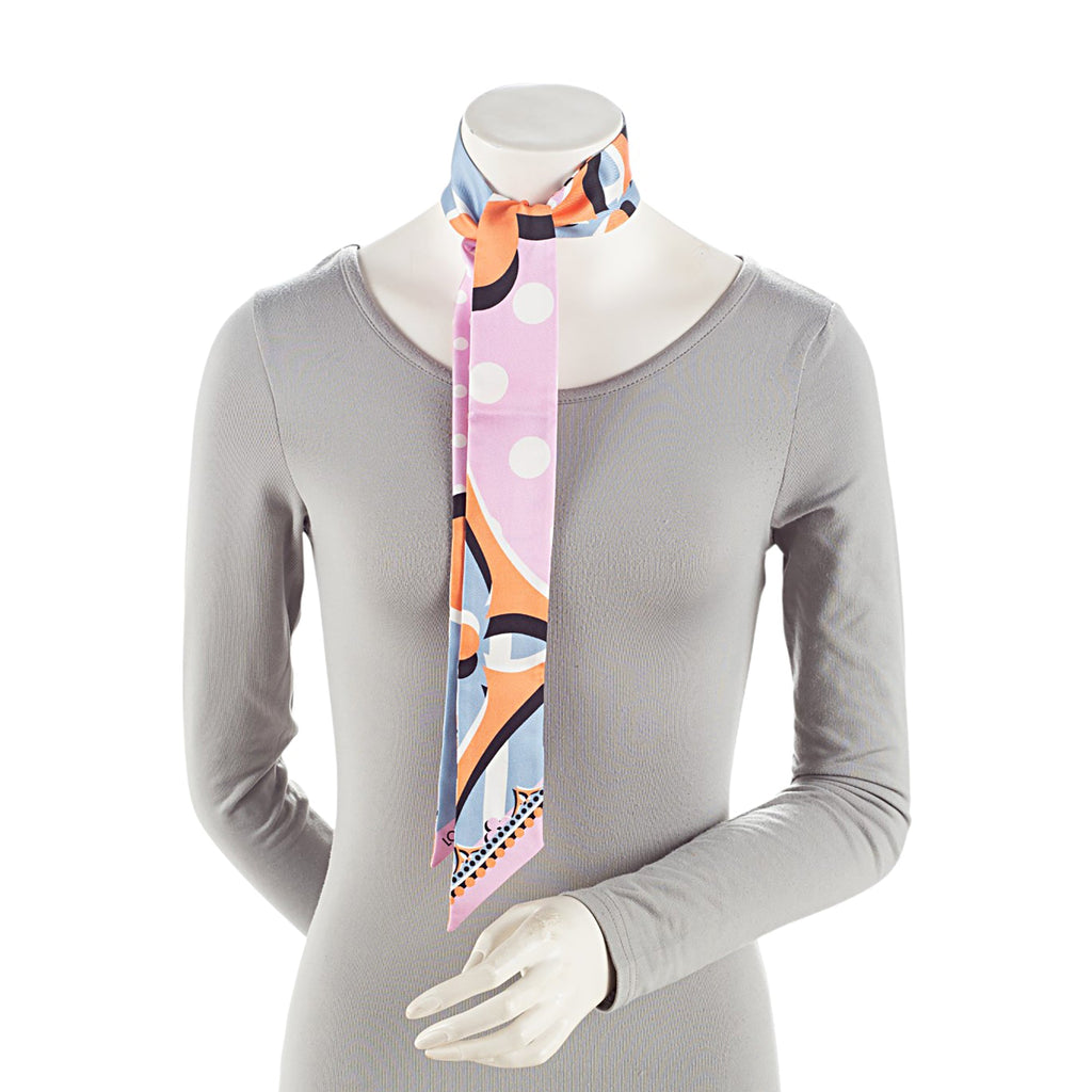 Louis Vuitton Silk Pop Monogram BB Bandeau Scarf