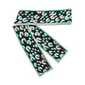 Louis Vuitton Silk Stephen Sprouse Monogram Leopard Bandeau Scarf (SHF-Z3Xfiu)