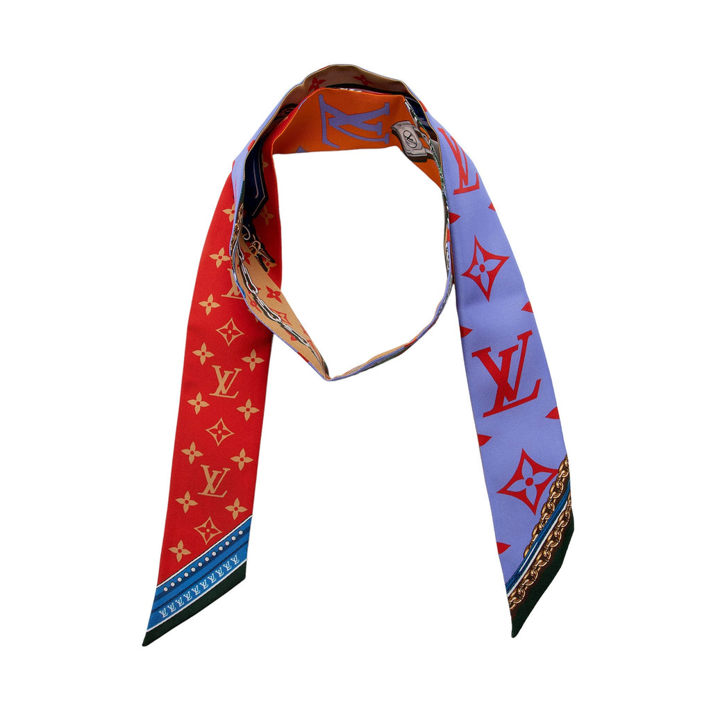 Louis Vuitton Silk Ultimate Monogram BB Bandeau Scarf (SHF-owHmv7)