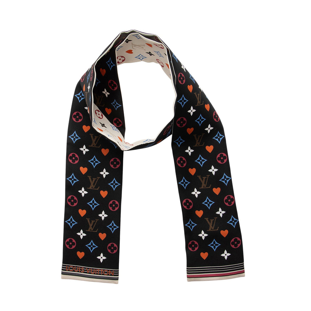 Louis Vuitton Silke Monogram Game On Bandeau Scarf