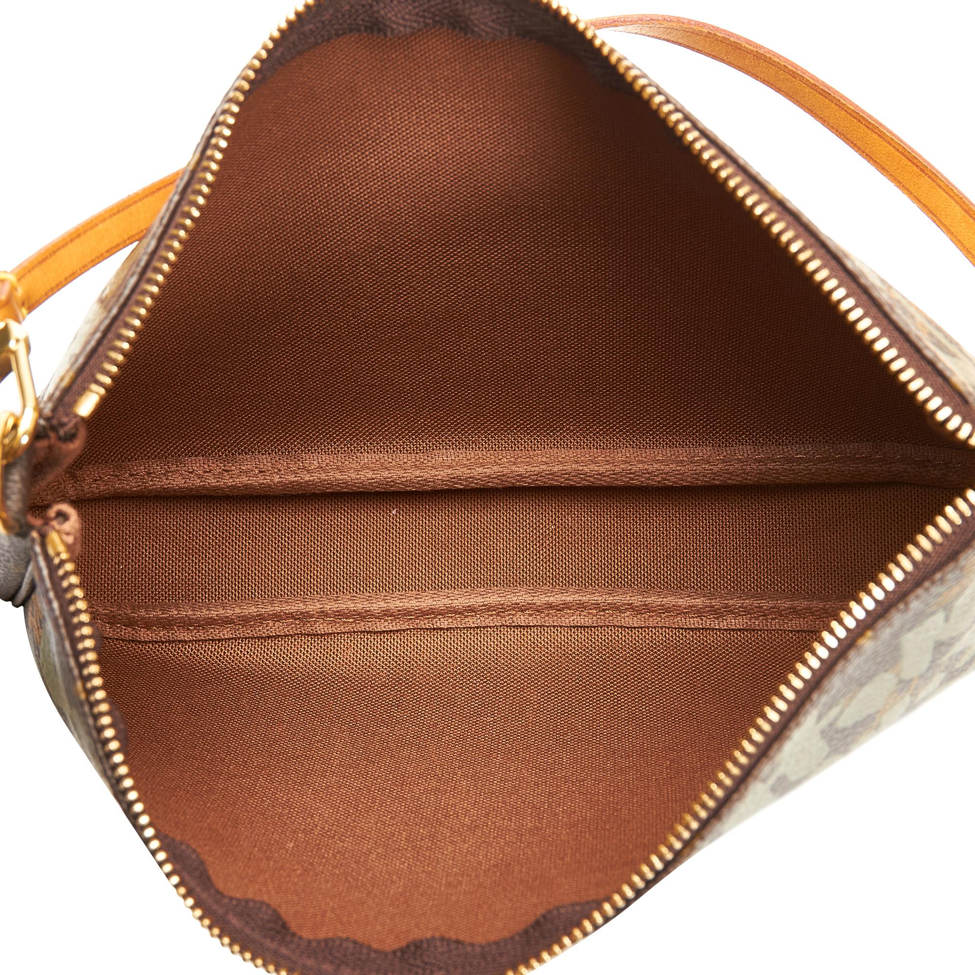 Louis Vuitton Stephen Sprouse Monogram Graffiti Pochette Accessoires (SHG-Hv6atm)