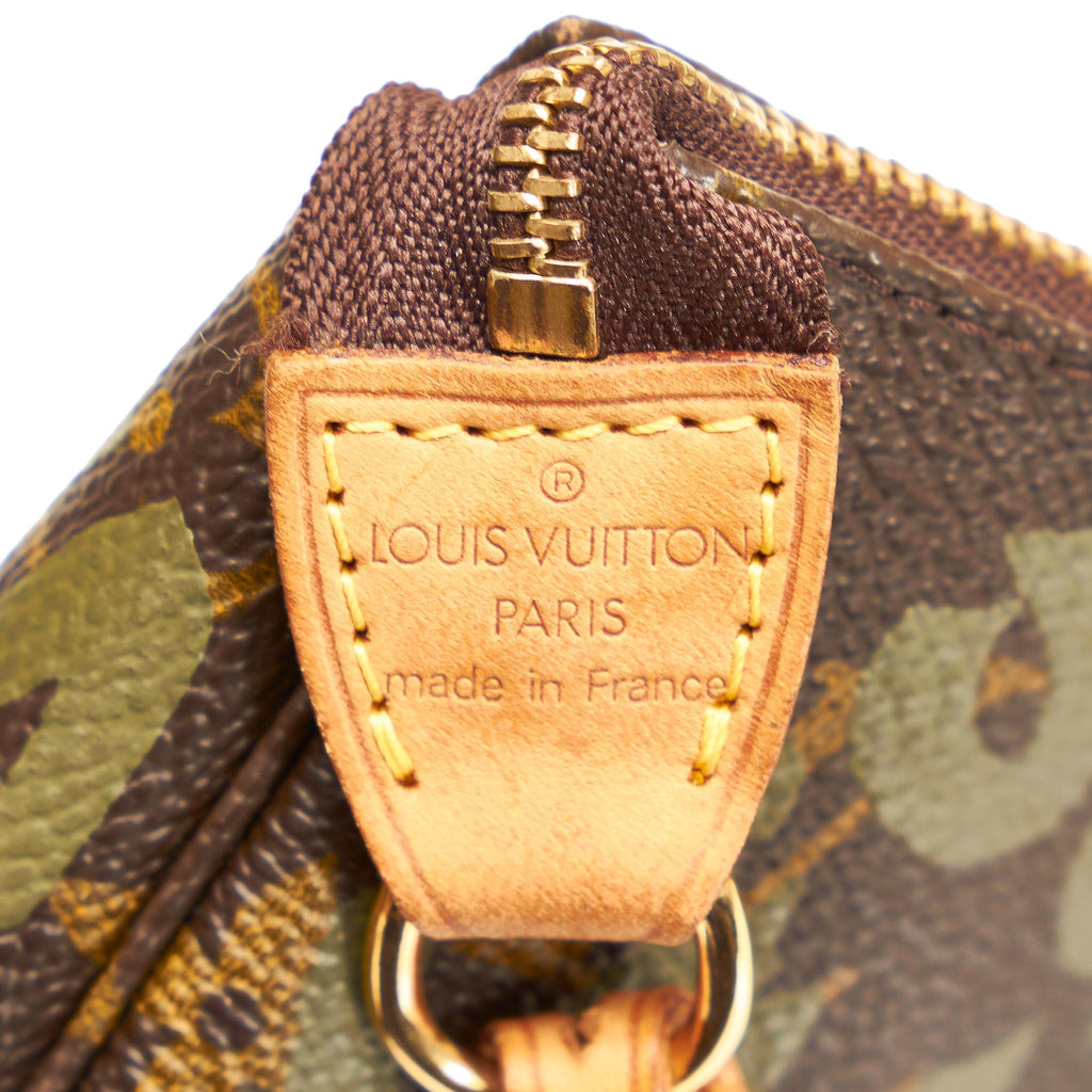 Louis Vuitton Stephen Sprouse Monogram Graffiti Pochette Accessoires (SHG-Hv6atm)