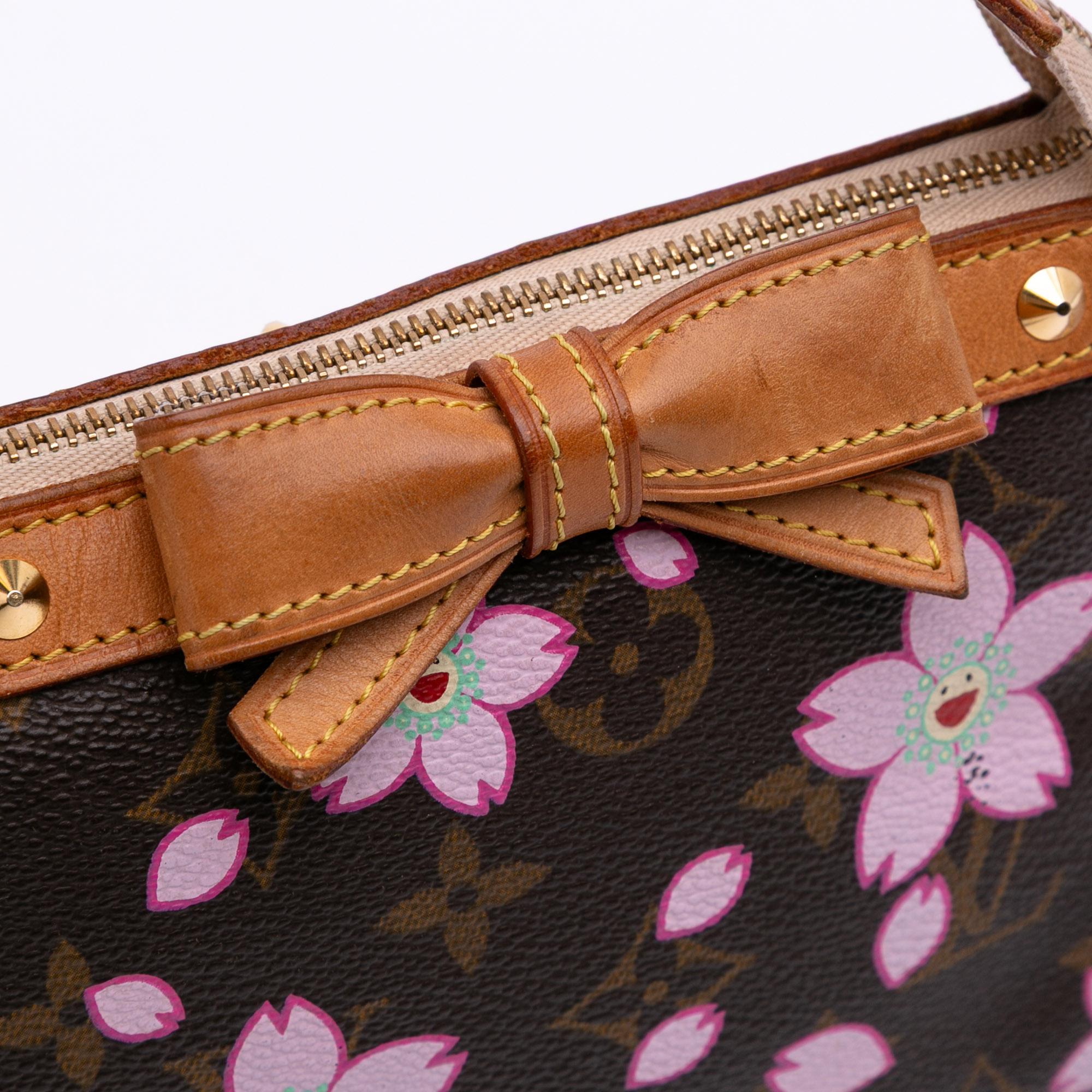 Louis Vuitton Takashi Murakami Monogram Cherry Blossom Pochette Accessoires
