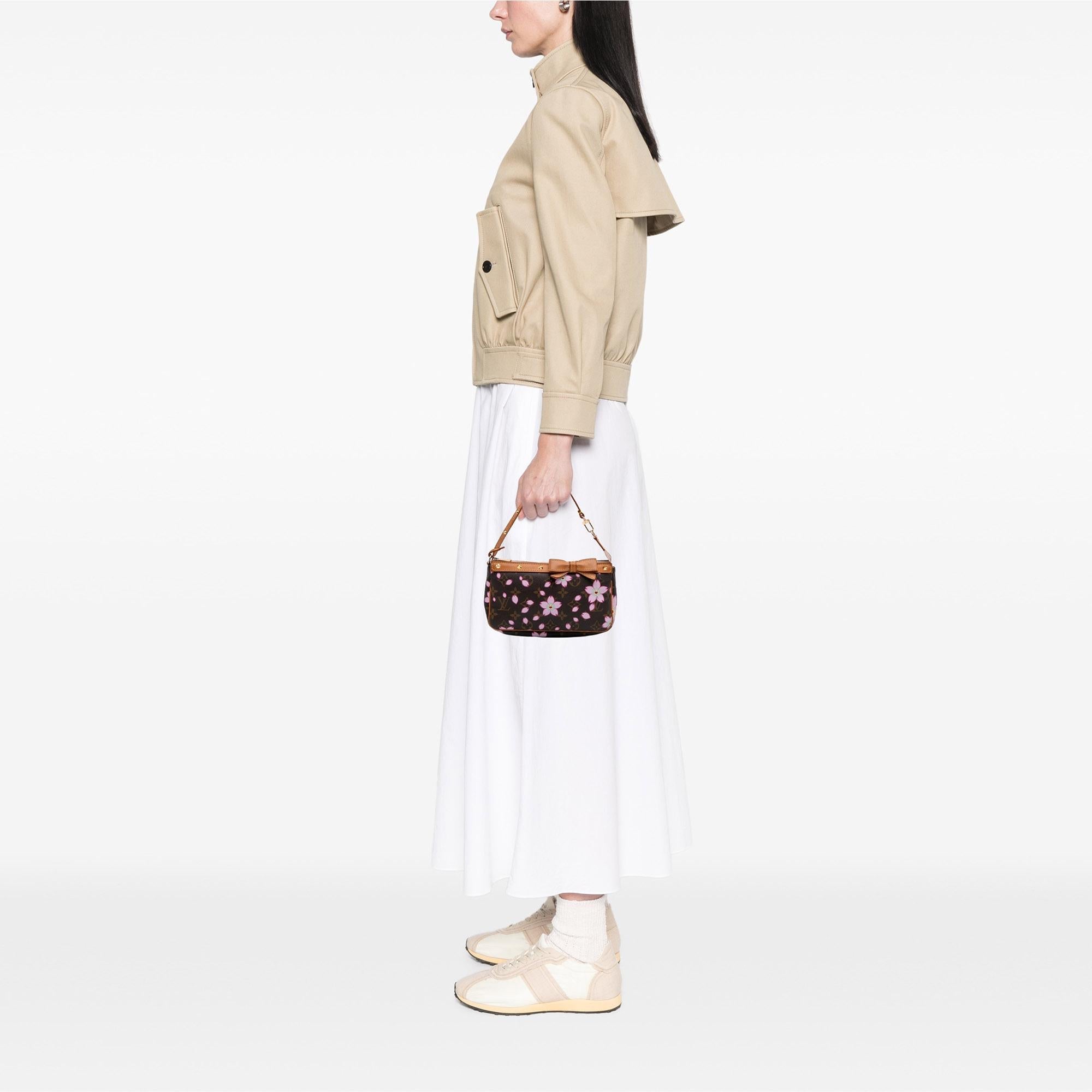Louis Vuitton Takashi Murakami Monogram Cherry Blossom Pochette Accessoires
