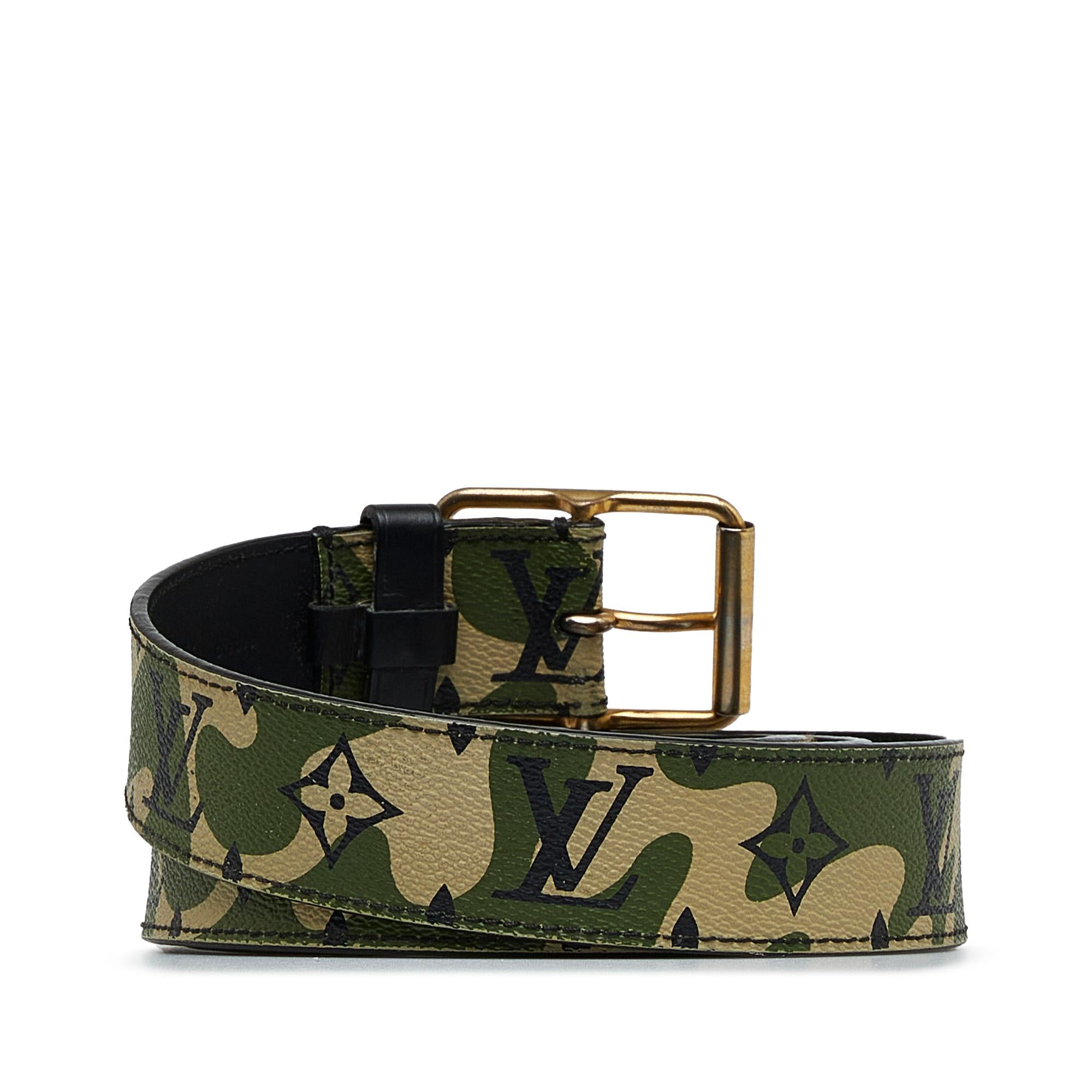 Louis Vuitton Takashi Murakami Monogramouflage Belt - 46 / 116.50 (SHG-23BR74)