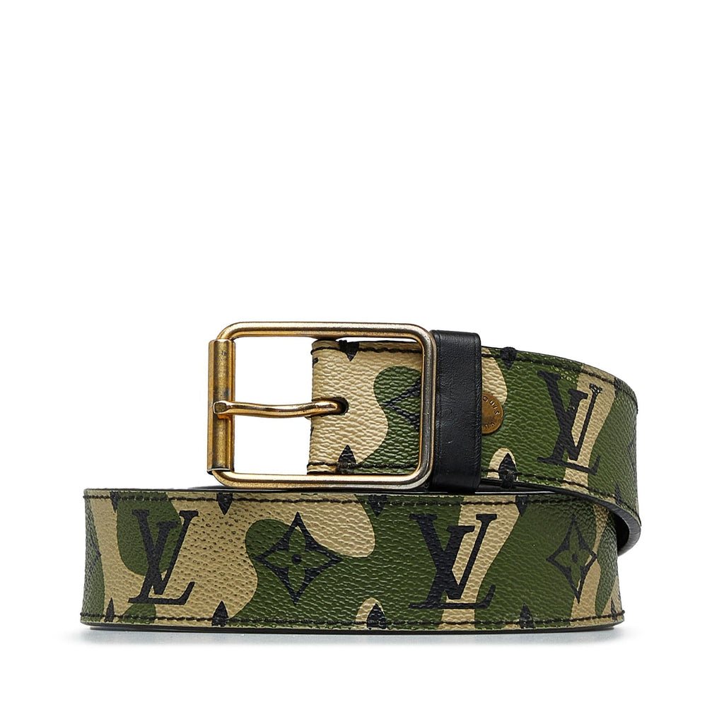 Louis Vuitton Takashi Murakami Monogramouflage Belt - 46 / 116.50 (SHG-23BR74)