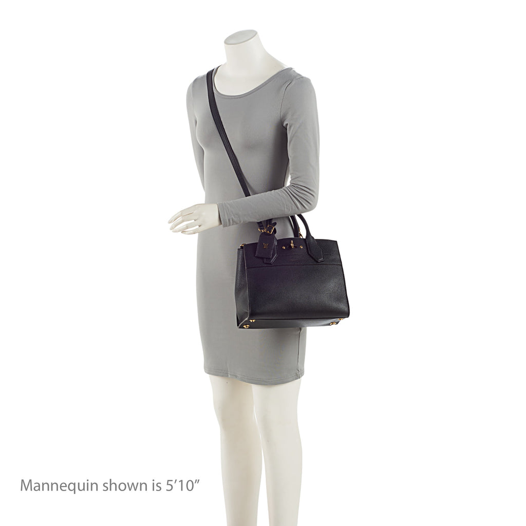 Louis Vuitton Taurillon CIty Steamer PM Tote (SHF-DkJJ7O)