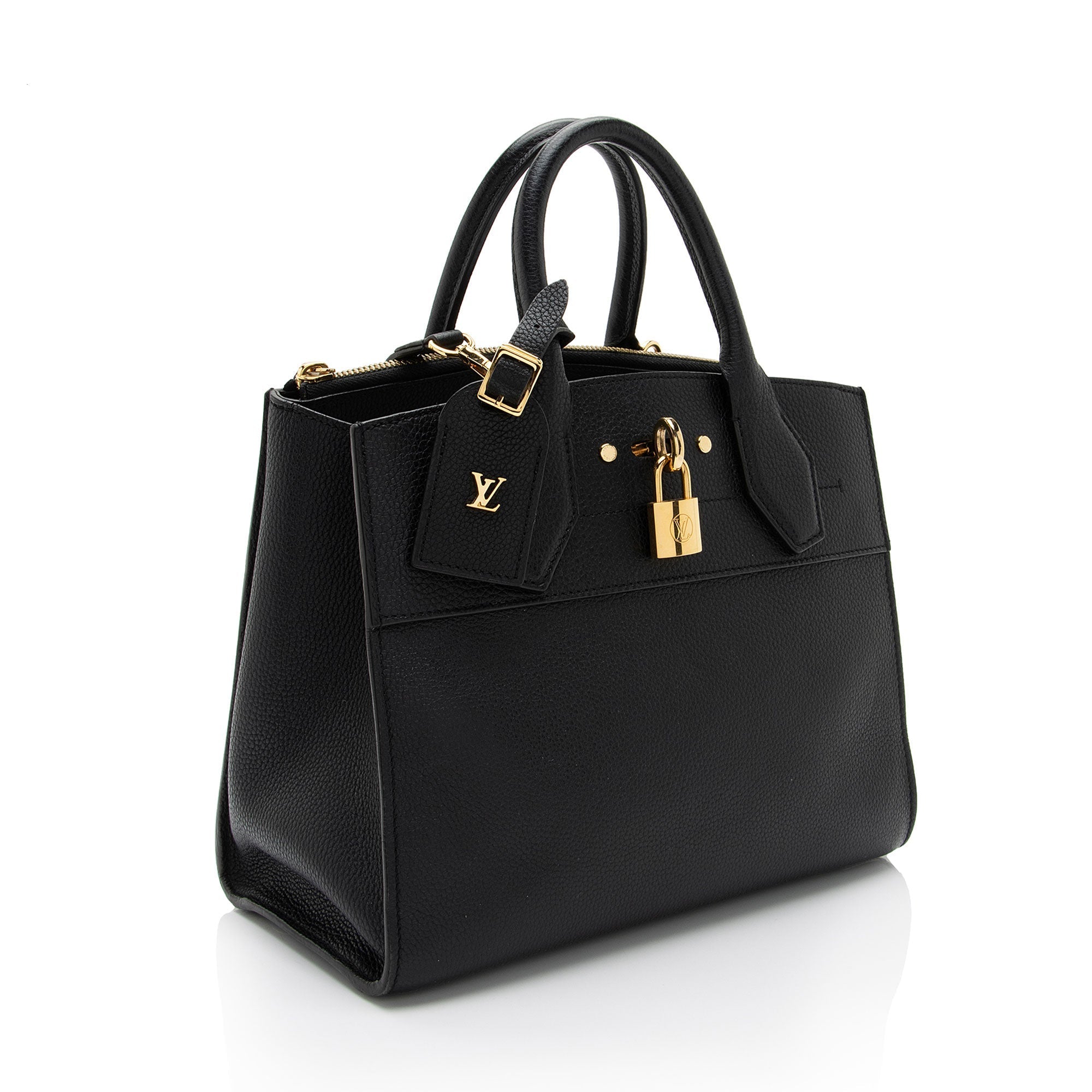 Louis Vuitton Taurillon CIty Steamer PM Tote (SHF-DkJJ7O)