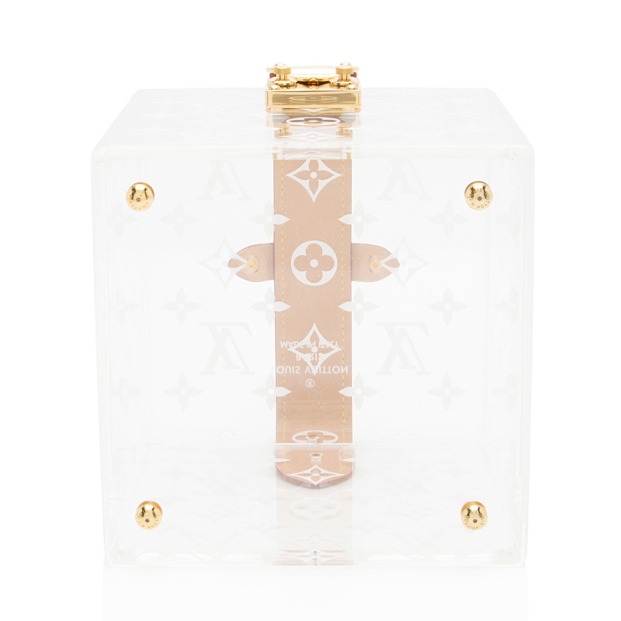 Louis Vuitton Transparent Monogram Plexiglass Scott Box