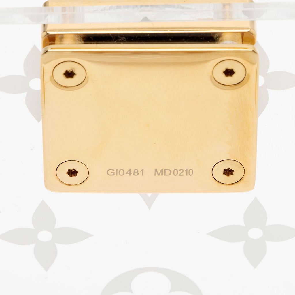 Louis Vuitton Transparent Monogram Plexiglass Scott Box