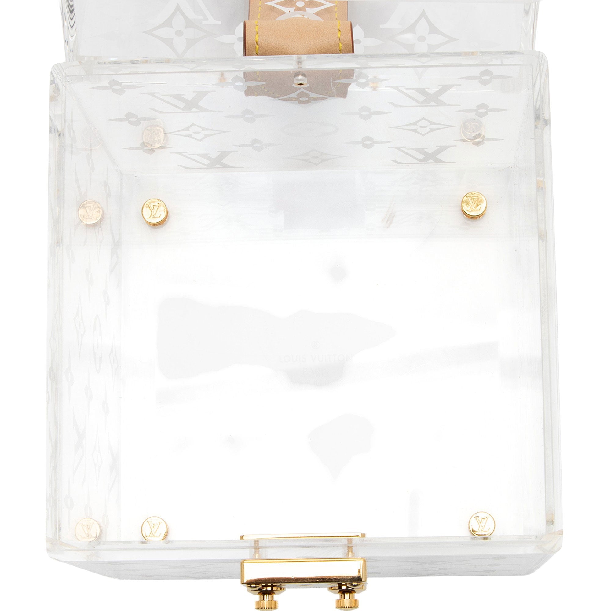 Louis Vuitton Transparent Monogram Plexiglass Scott Box