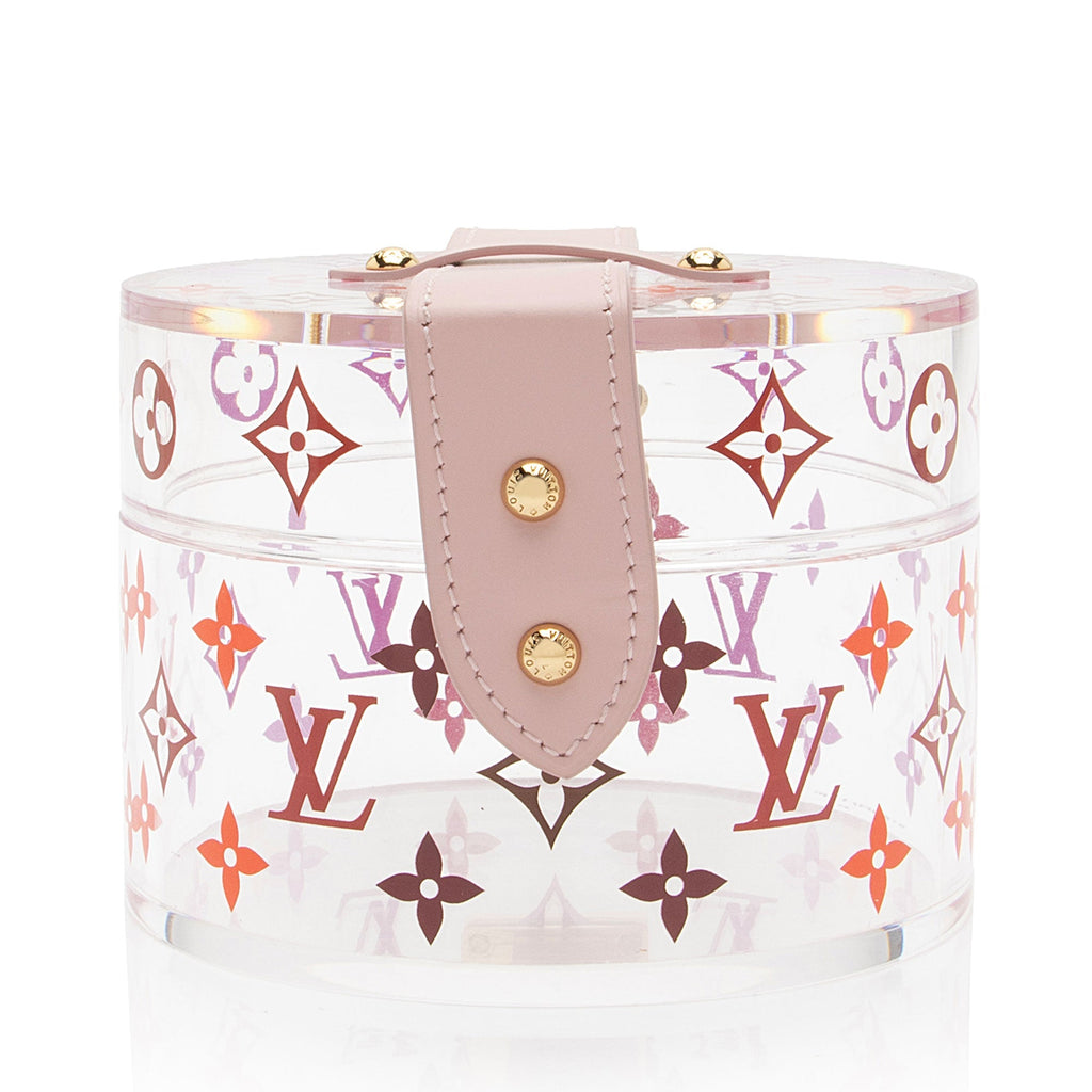 Louis Vuitton Transparent Monogram Plexiglass Summer Capsule Scott Box (SHF-8UqZHJ)