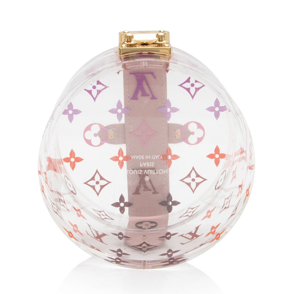 Louis Vuitton Transparent Monogram Plexiglass Summer Capsule Scott Box (SHF-8UqZHJ)