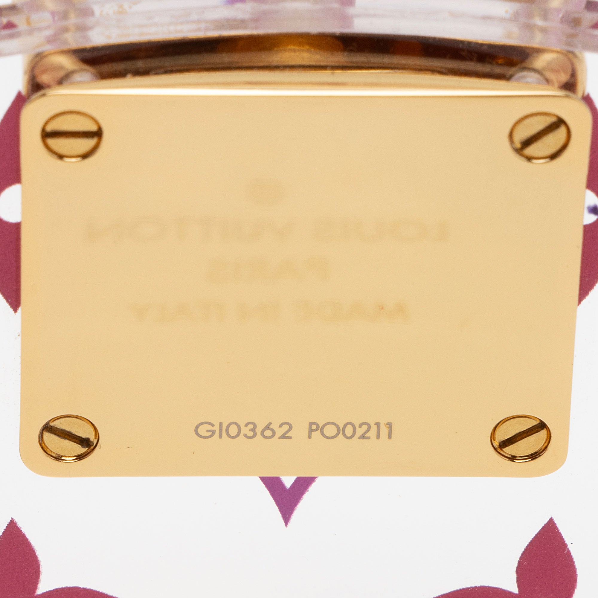 Louis Vuitton Transparent Monogram Plexiglass Summer Capsule Scott Box (SHF-8UqZHJ)