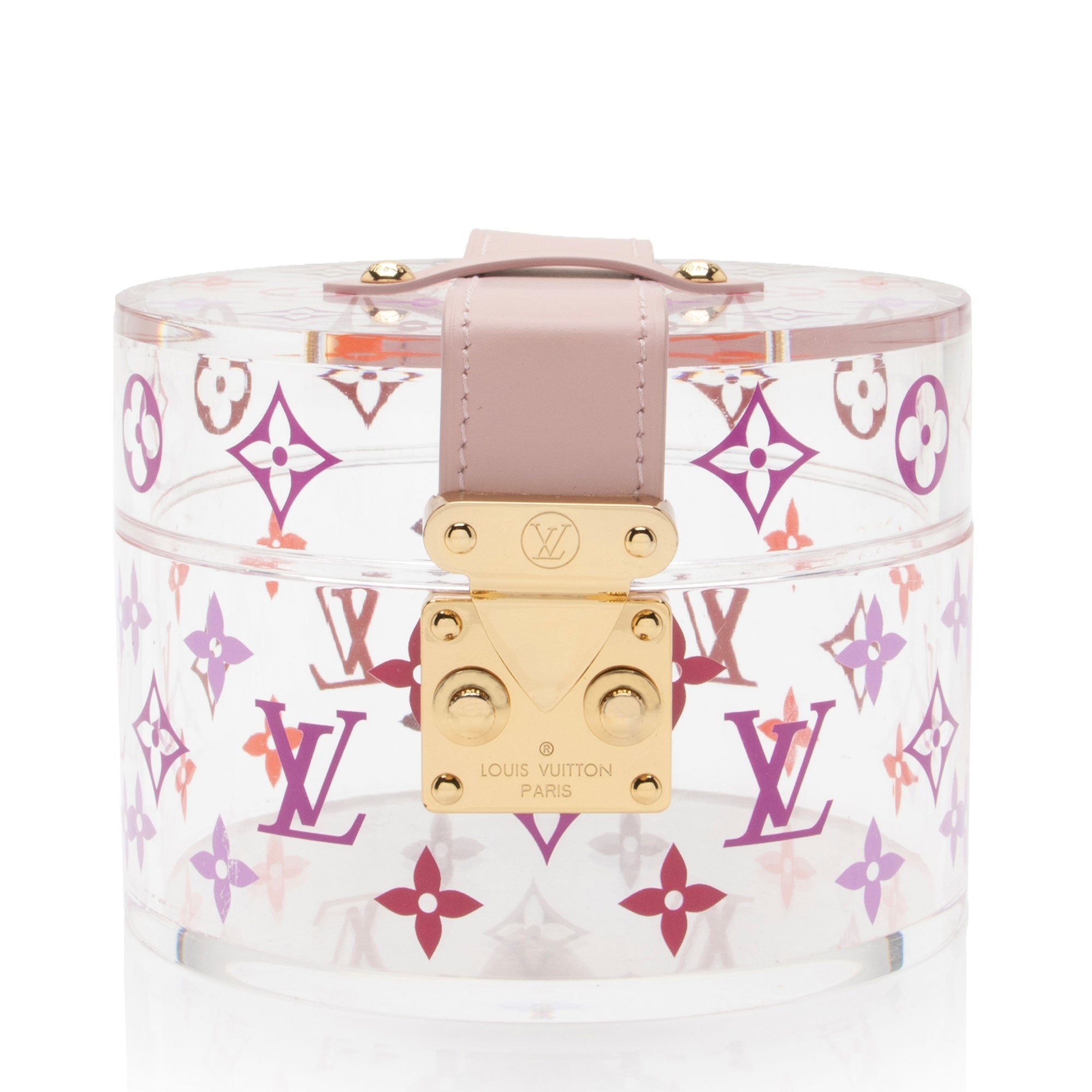 Louis Vuitton Transparent Monogram Plexiglass Summer Capsule Scott Box (SHF-8UqZHJ)