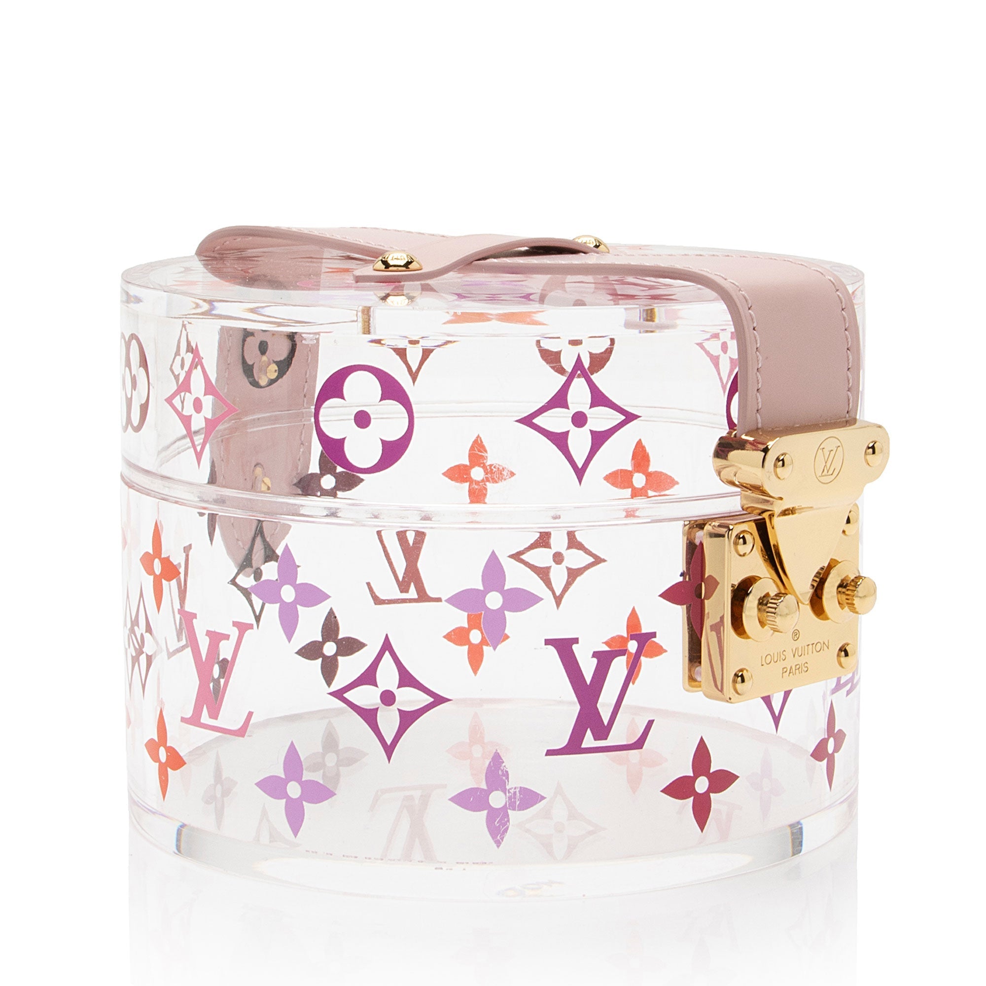Louis Vuitton Transparent Monogram Plexiglass Summer Capsule Scott Box (SHF-8UqZHJ)