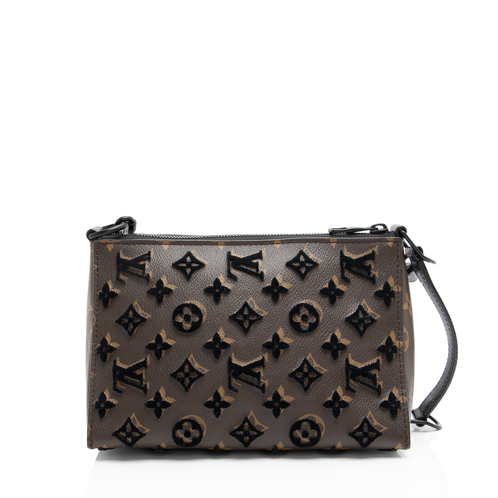 Louis Vuitton Tuffetage Monogram Canvas Triangle Messenger
