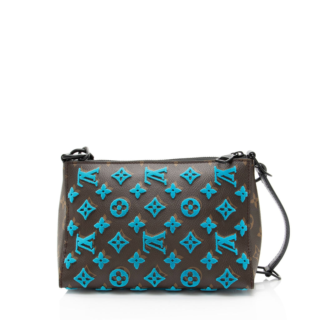 Louis Vuitton Tuffetage Monogram Canvas Triangle Messenger