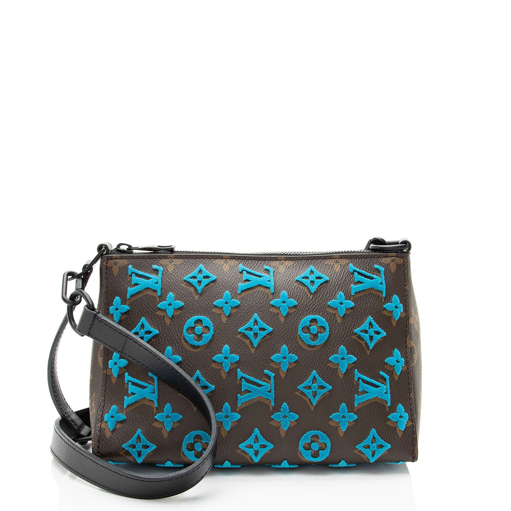 Louis Vuitton Tuffetage Monogram Canvas Triangle Messenger