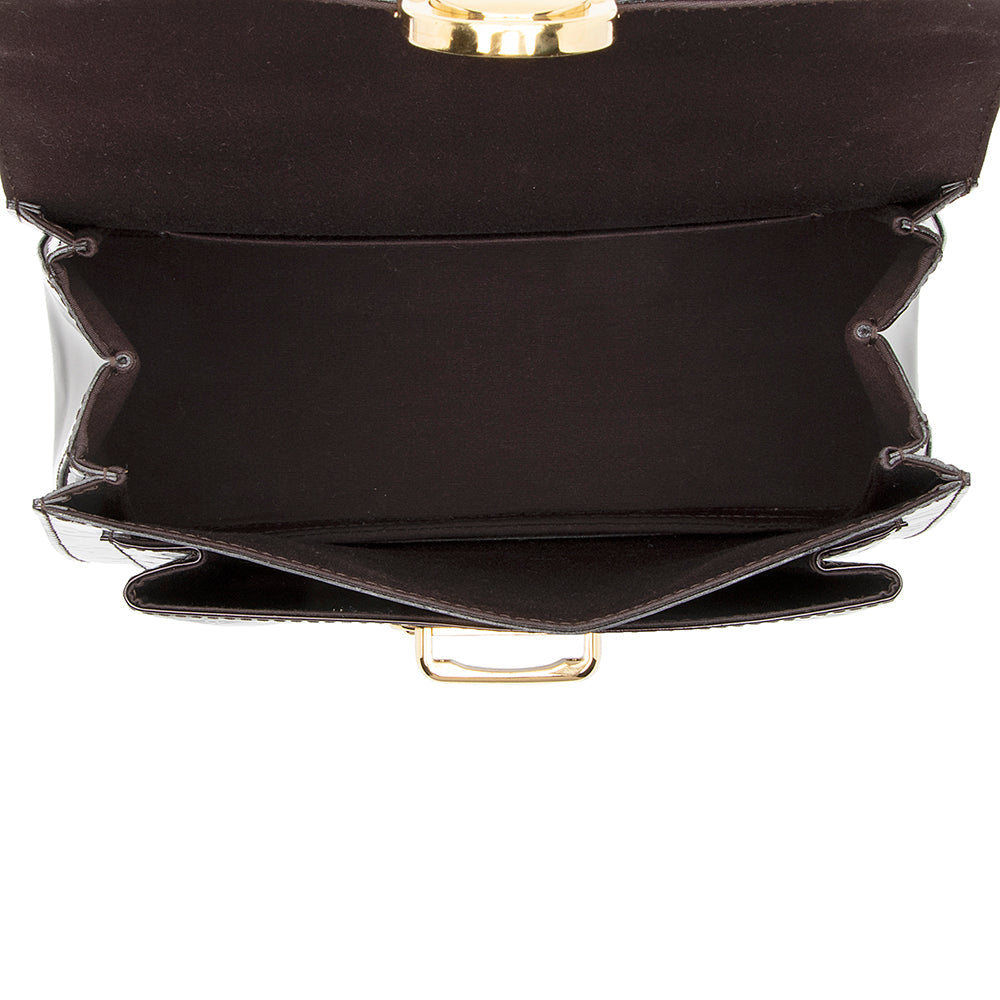 Louis Vuitton Monogram Vernis Mirada Shoulder Bag (SHF-20121)