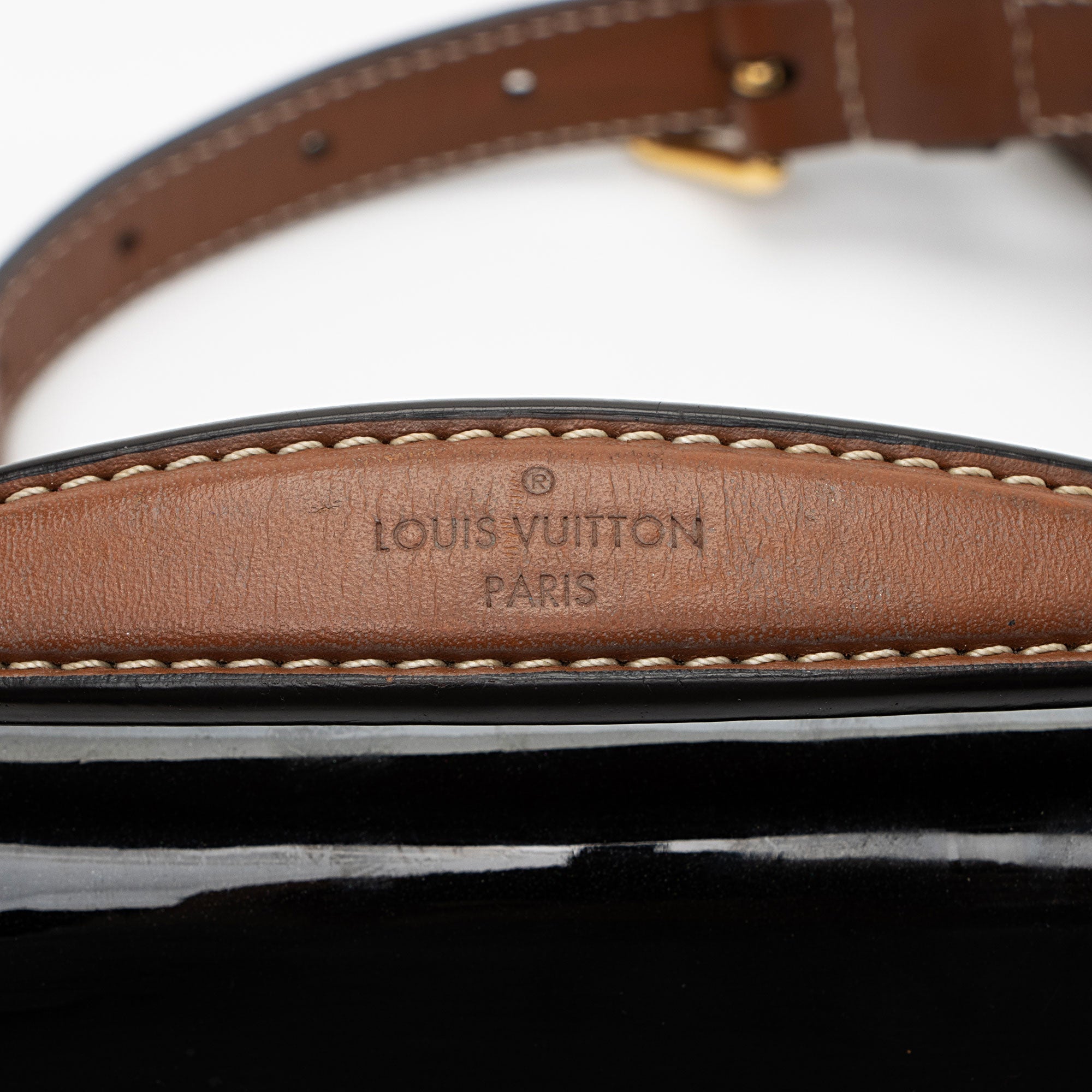 Louis Vuitton Vernis Monogram Canvas Cherrywood BB Shoulder Bag