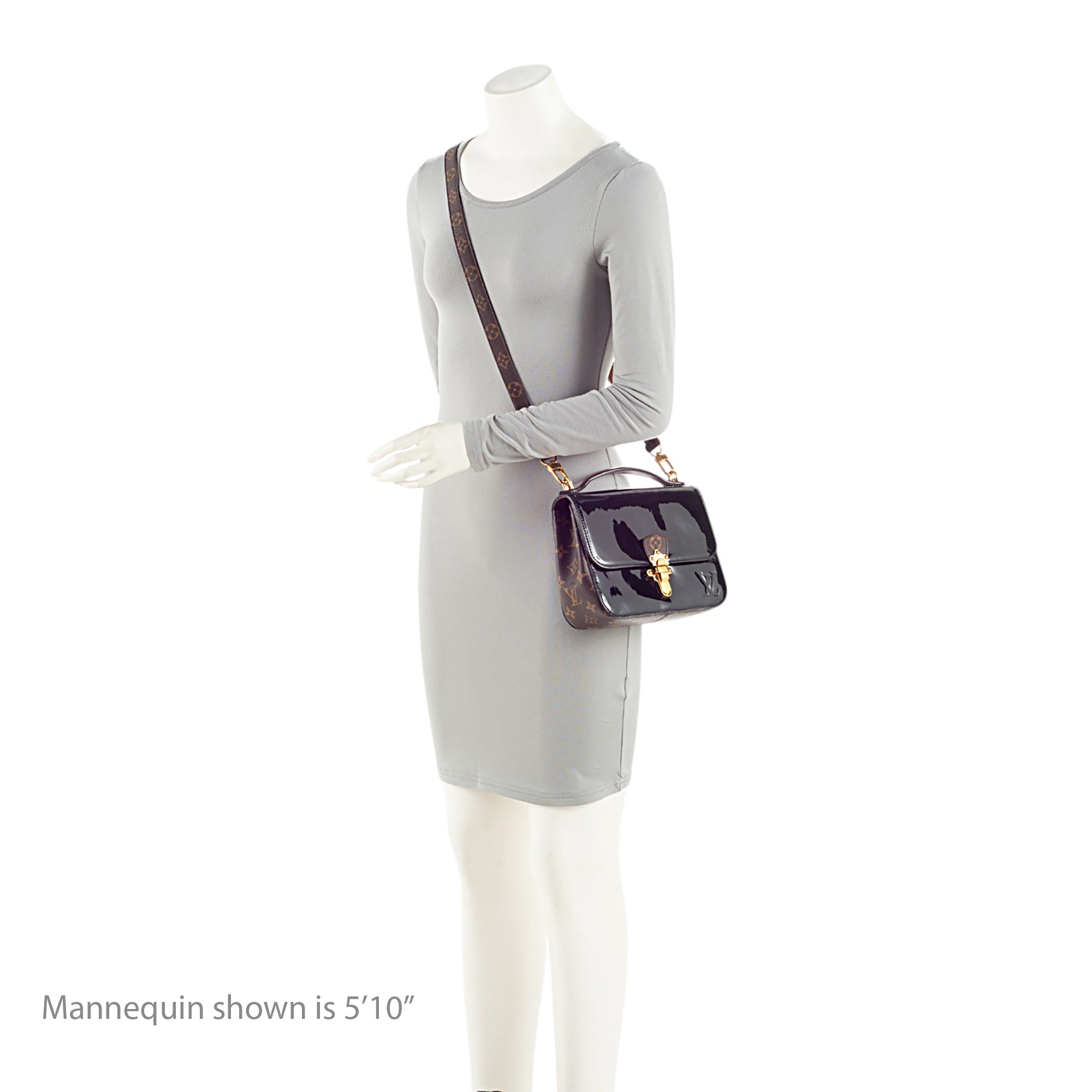Louis Vuitton Vernis Monogram Canvas Cherrywood BB Shoulder Bag