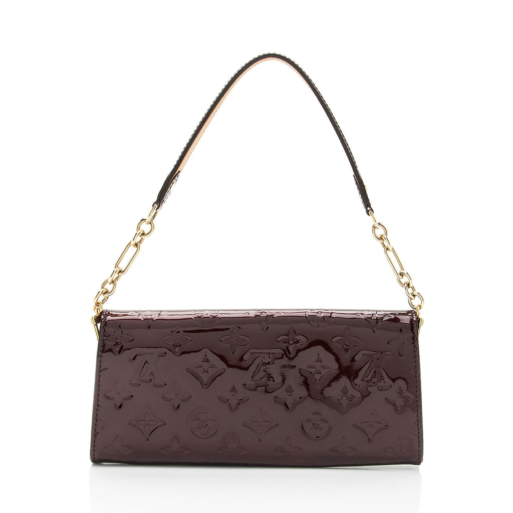 Louis Vuitton Monogram Vernis Sunset Boulevard Clutch (SHF-fbHptw)