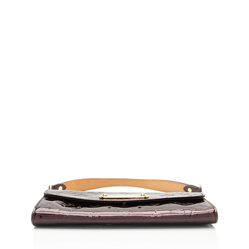 Louis Vuitton Monogram Vernis Sunset Boulevard Clutch (SHF-fbHptw)
