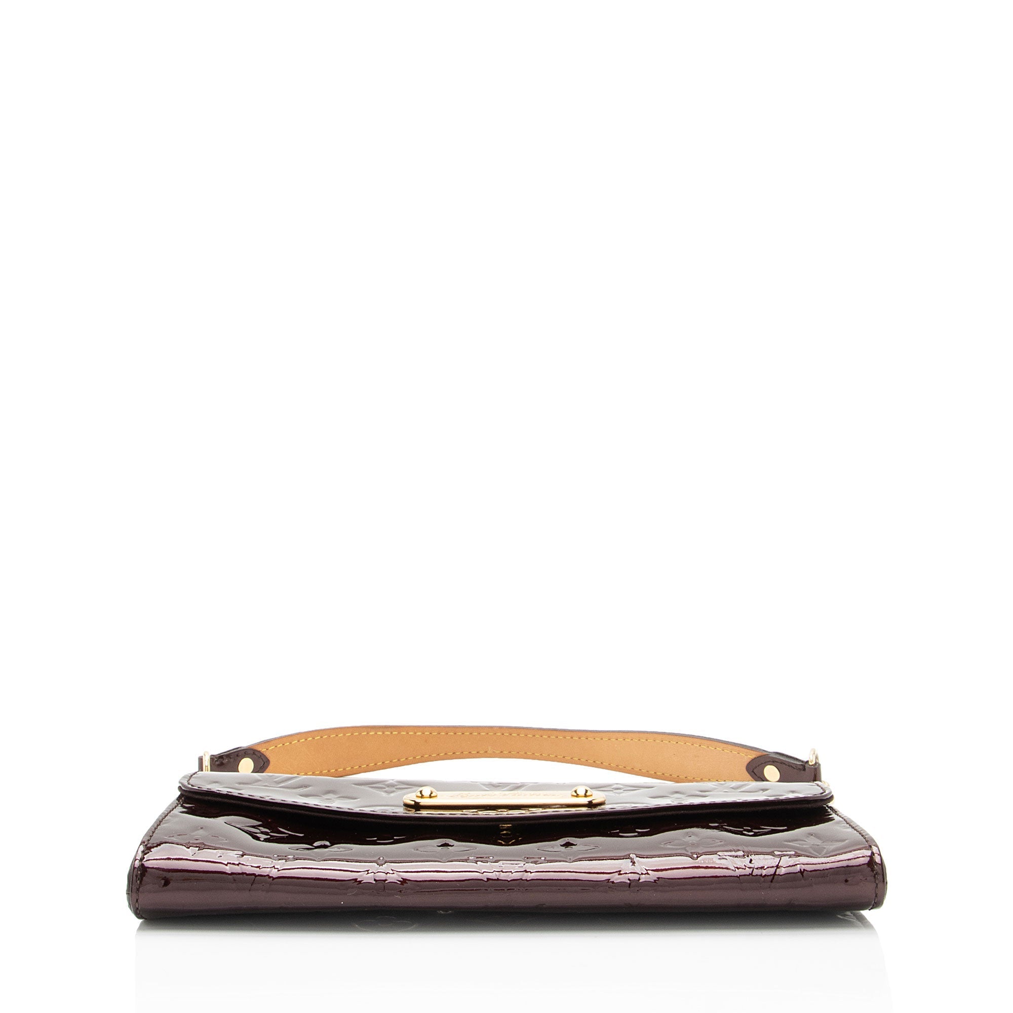 Louis Vuitton Monogram Vernis Sunset Boulevard Clutch (SHF-fbHptw)