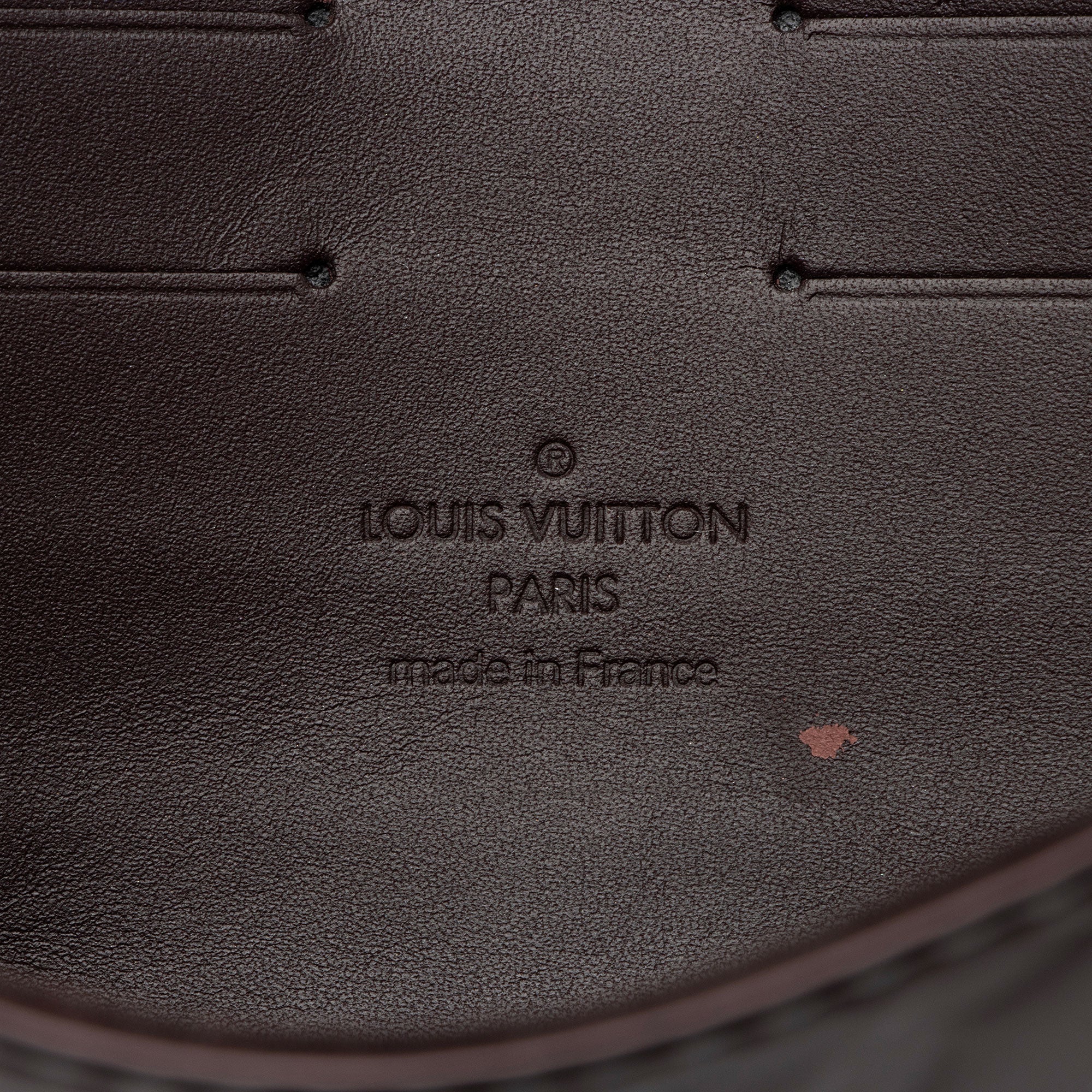 Louis Vuitton Monogram Vernis Sunset Boulevard Clutch (SHF-fbHptw)
