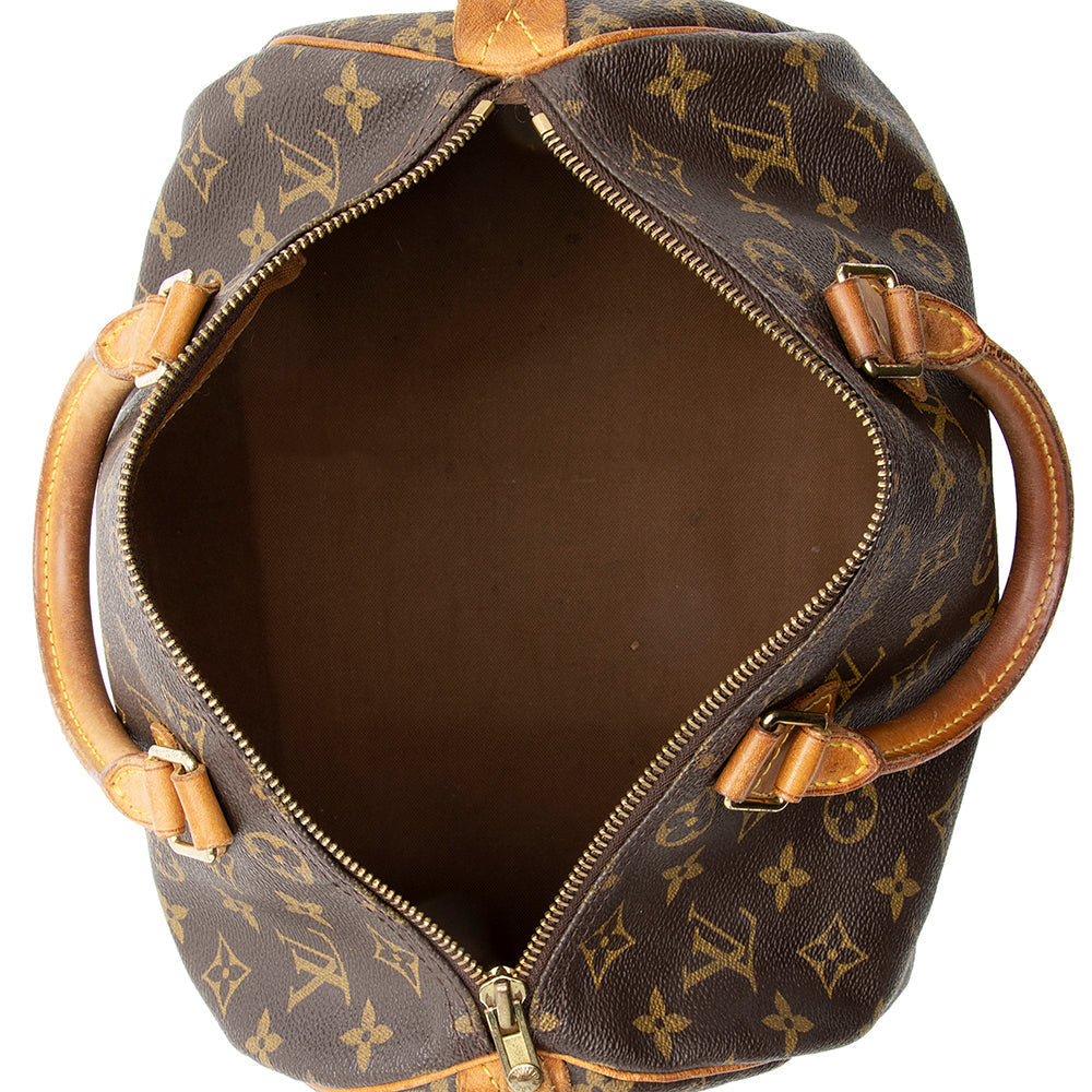 Louis Vuitton  Monogram Canvas Speedy 30 Satchel - FINAL SALE (SHF-19537)
